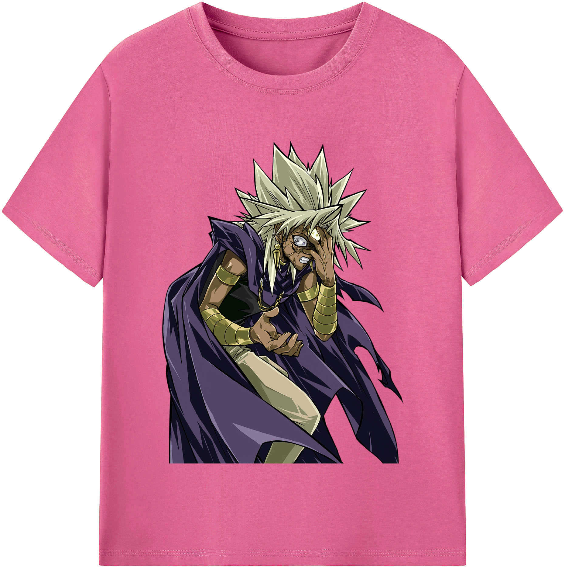 （画像用） 遊☆戯☆王 Yu-Gi-Oh! レディースカジュアルプリントTシャツ（綿100％）