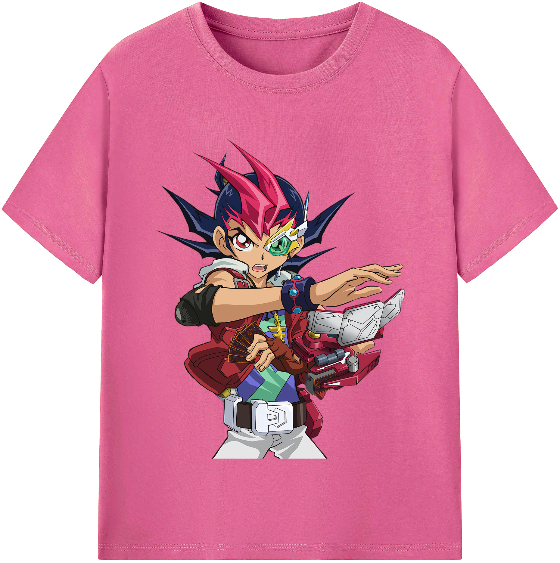 （画像用） 遊☆戯☆王 Yu-Gi-Oh! レディースカジュアルプリントTシャツ（綿100％）