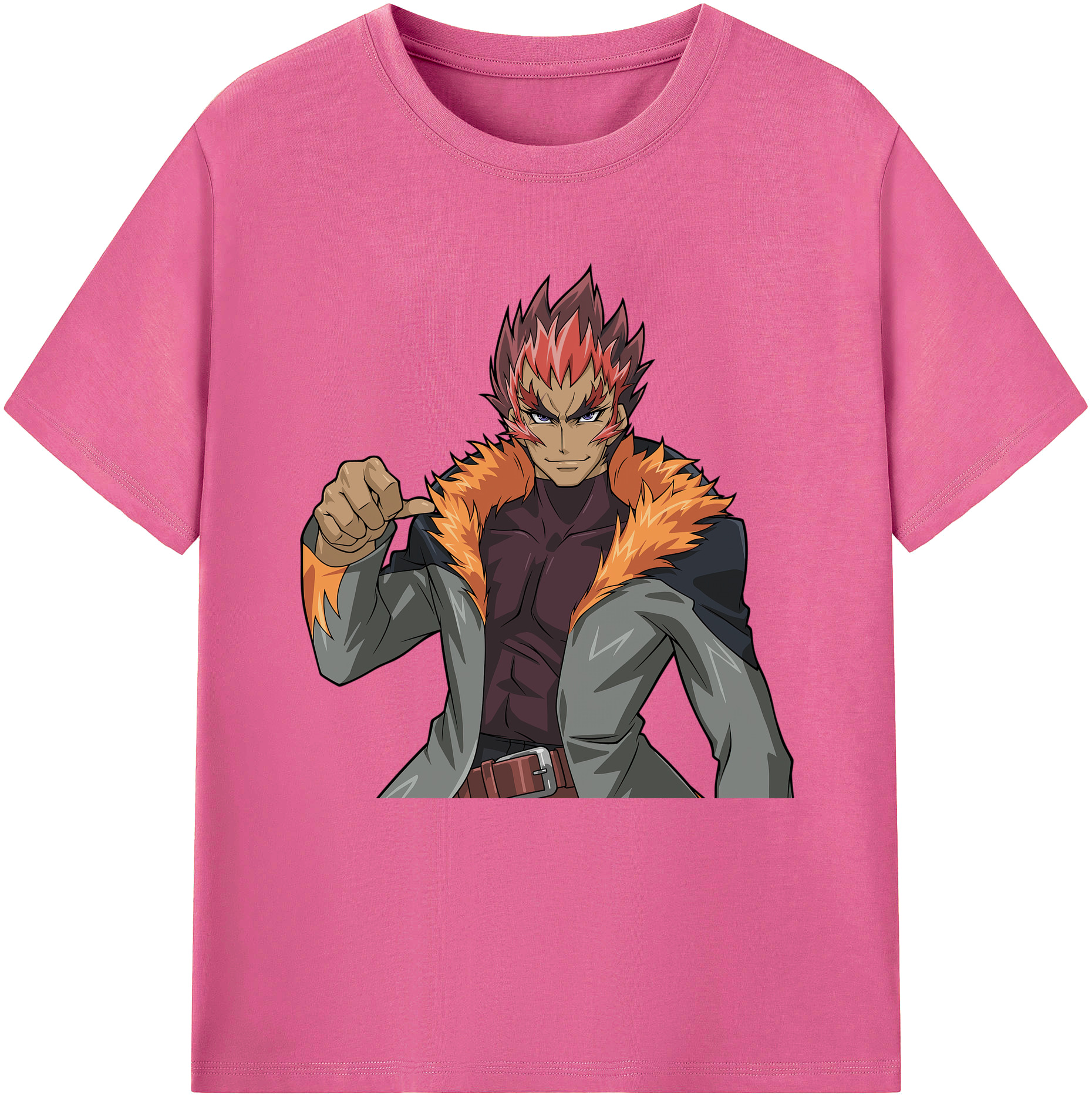 （画像用） 遊☆戯☆王 Yu-Gi-Oh! レディースカジュアルプリントTシャツ（綿100％）