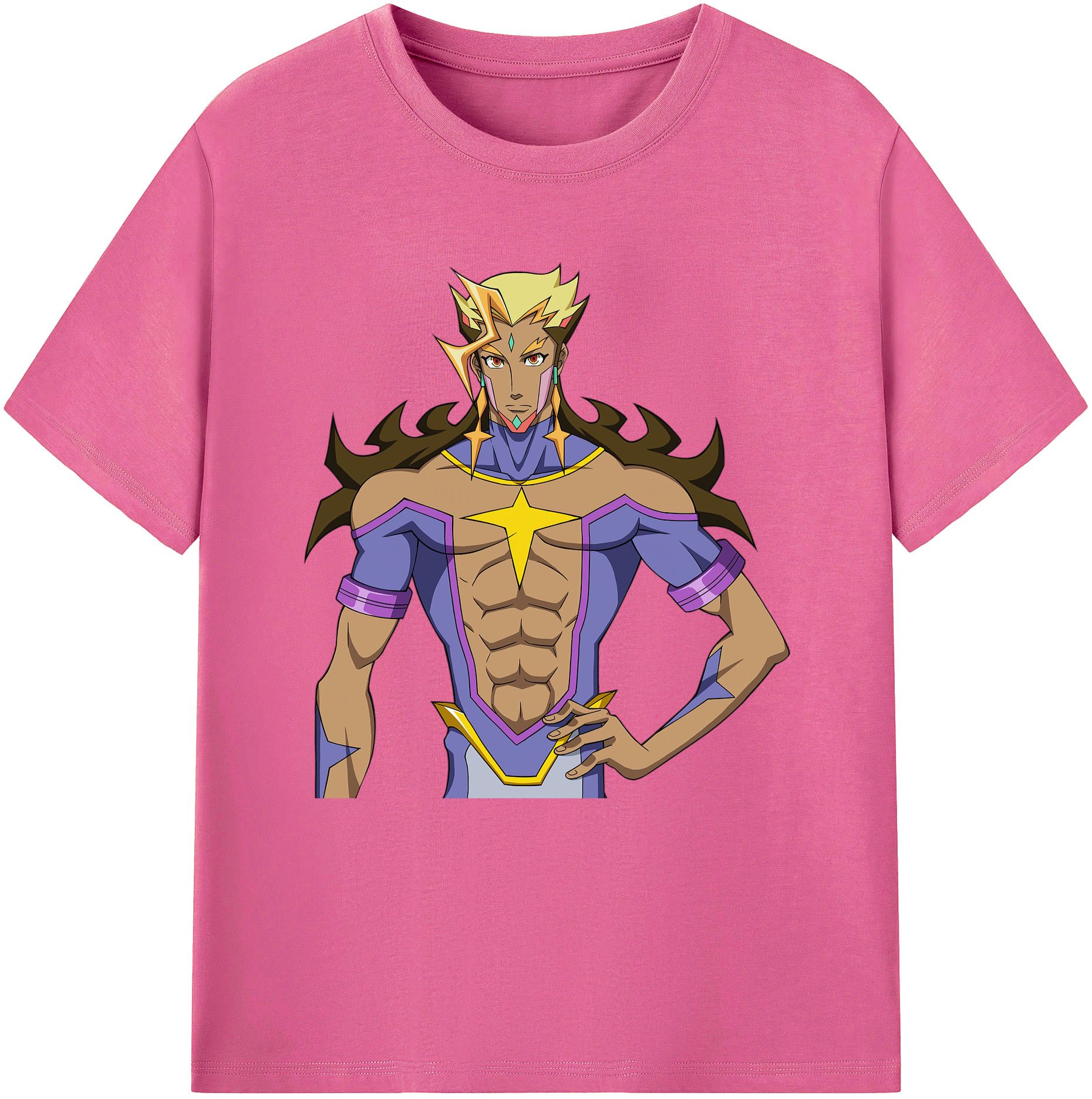 （画像用） 遊☆戯☆王 Yu-Gi-Oh! レディースカジュアルプリントTシャツ（綿100％）