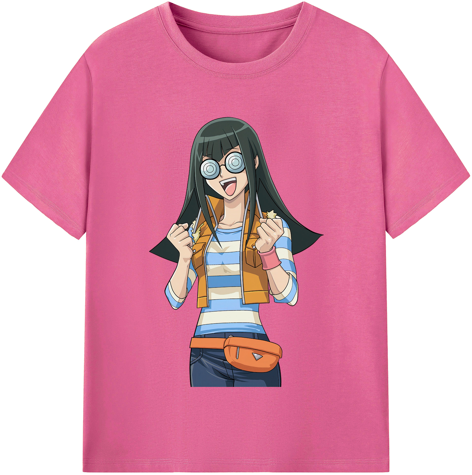 （画像用） 遊☆戯☆王 Yu-Gi-Oh! レディースカジュアルプリントTシャツ（綿100％）
