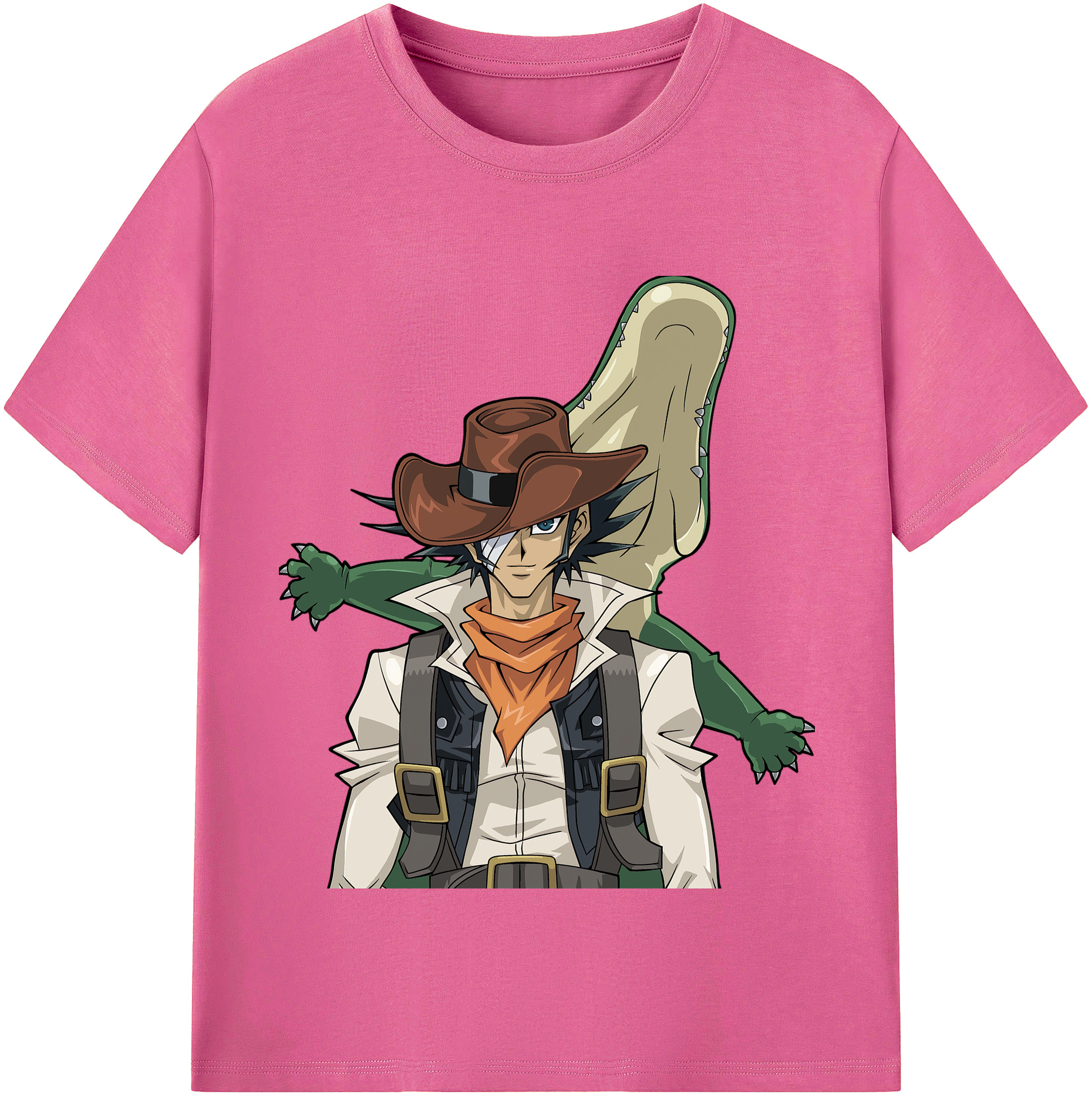 （画像用） 遊☆戯☆王 Yu-Gi-Oh! レディースカジュアルプリントTシャツ（綿100％）
