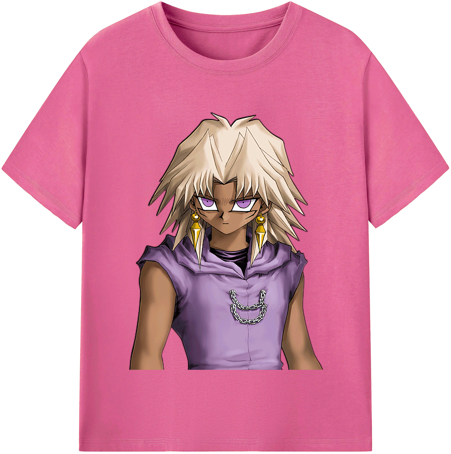 （画像用） 遊☆戯☆王 Yu-Gi-Oh! レディースカジュアルプリントTシャツ（綿100％）
