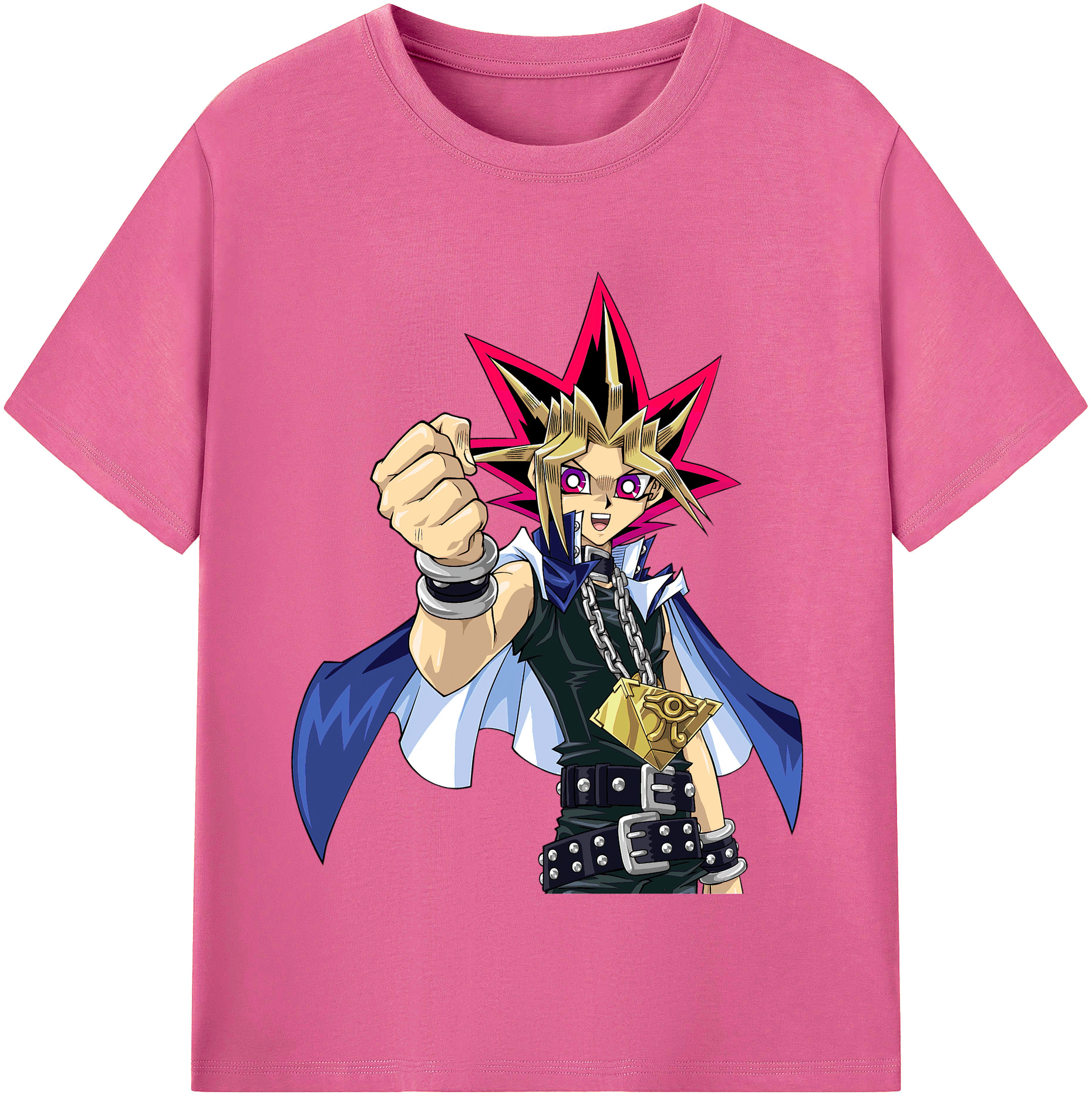 （画像用） 遊☆戯☆王 Yu-Gi-Oh! レディースカジュアルプリントTシャツ（綿100％）