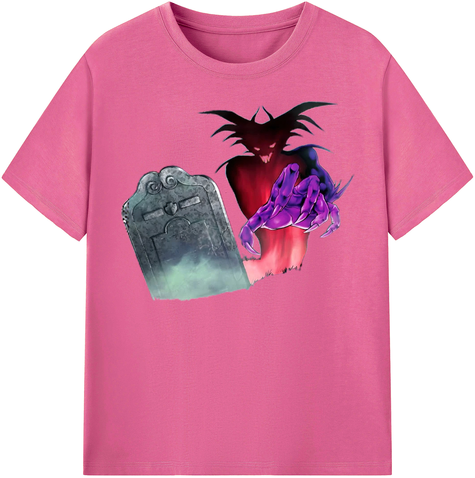（画像用） 遊☆戯☆王 Yu-Gi-Oh! レディースカジュアルプリントTシャツ（綿100％）