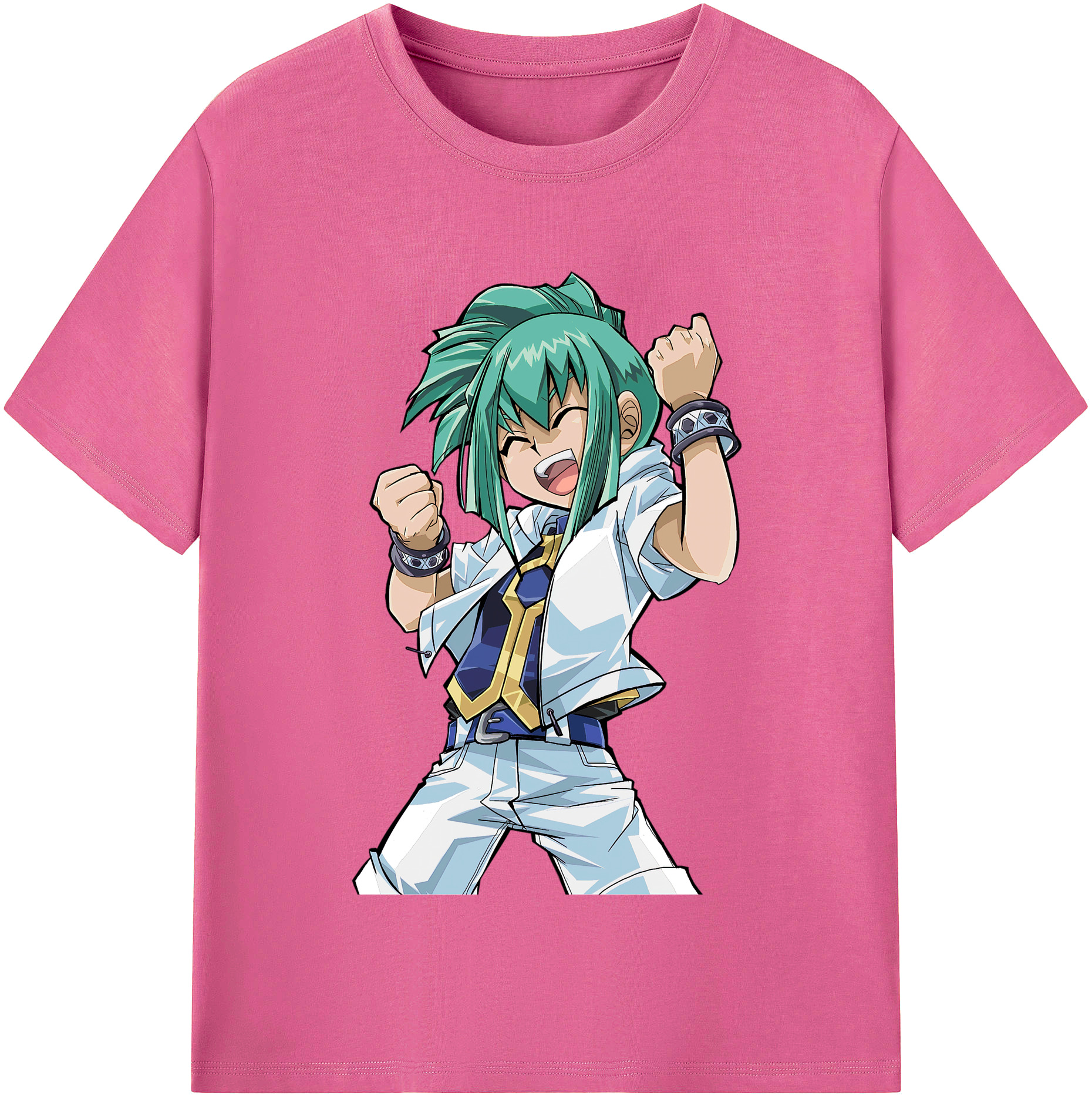（画像用） 遊☆戯☆王 Yu-Gi-Oh! レディースカジュアルプリントTシャツ（綿100％）