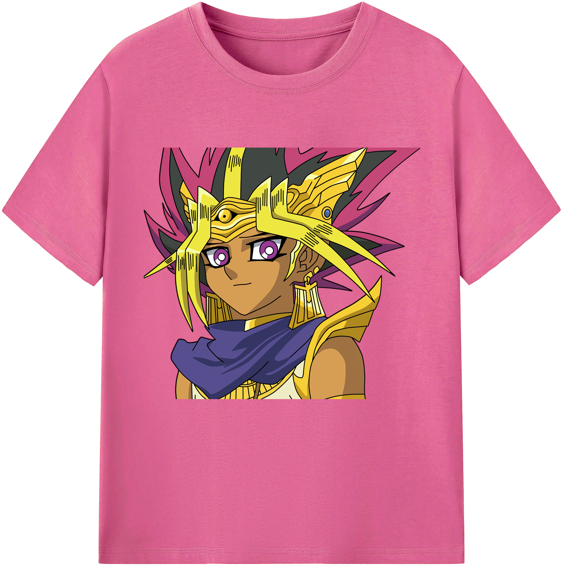 （画像用） 遊☆戯☆王 Yu-Gi-Oh! レディースカジュアルプリントTシャツ（綿100％）