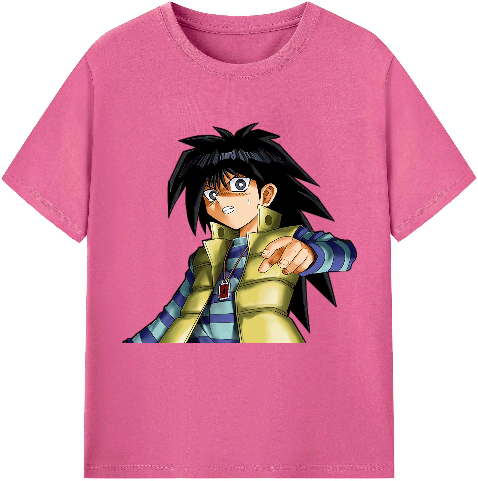 （画像用） 遊☆戯☆王 Yu-Gi-Oh! レディースカジュアルプリントTシャツ（綿100％）