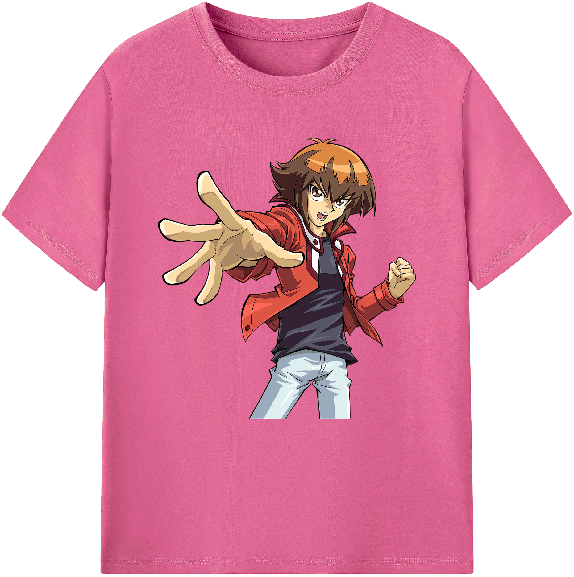 （画像用） 遊☆戯☆王 Yu-Gi-Oh! レディースカジュアルプリントTシャツ（綿100％）
