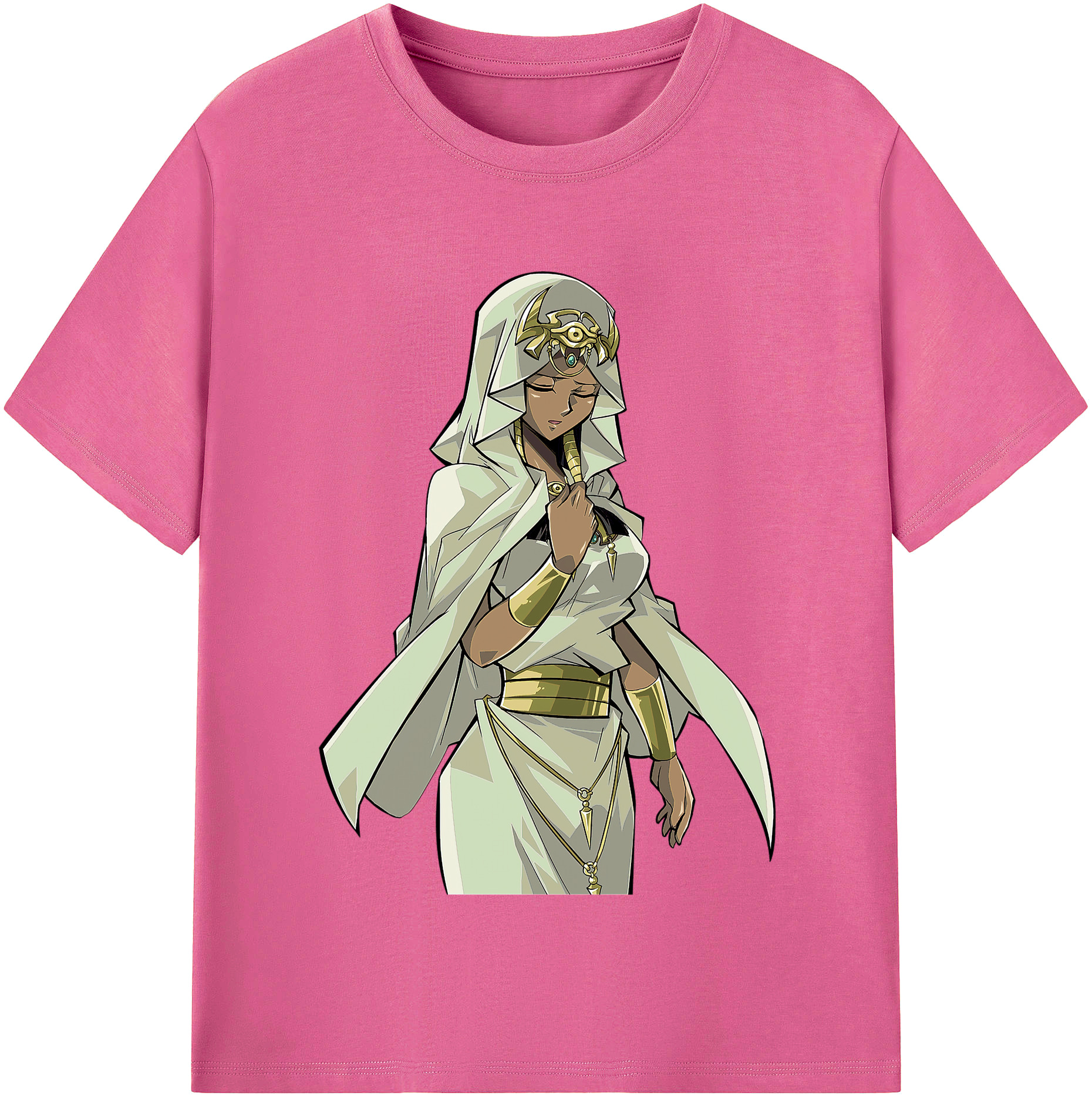 （画像用） 遊☆戯☆王 Yu-Gi-Oh! レディースカジュアルプリントTシャツ（綿100％）