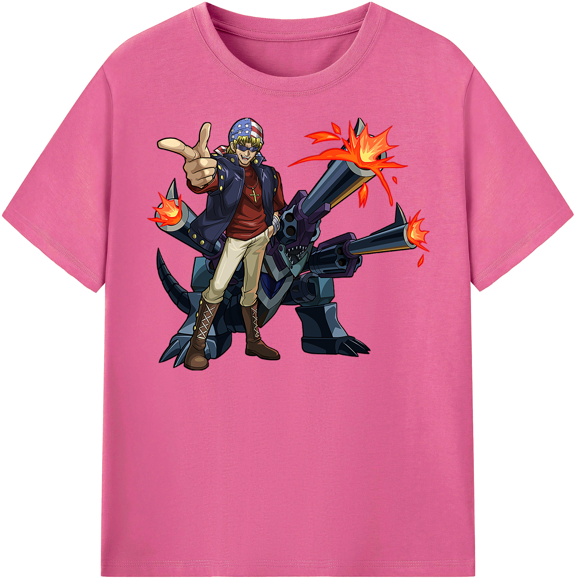 （画像用） 遊☆戯☆王 Yu-Gi-Oh! レディースカジュアルプリントTシャツ（綿100％）