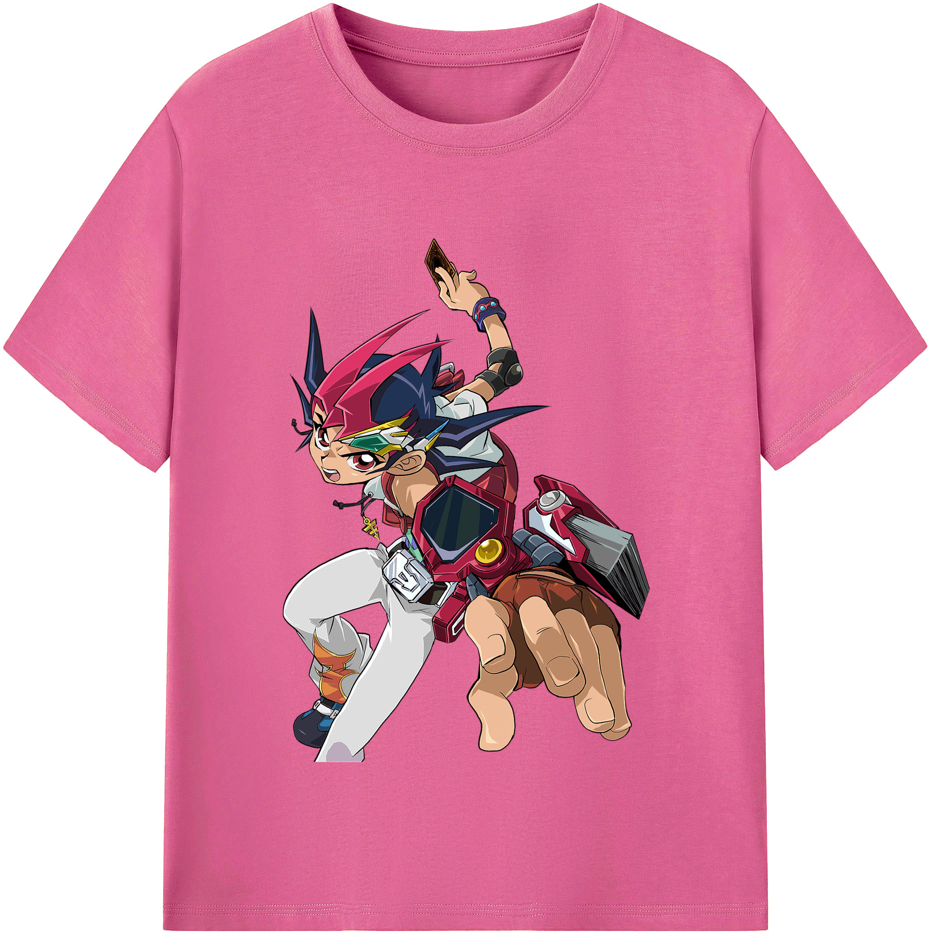 （画像用） 遊☆戯☆王 Yu-Gi-Oh! レディースカジュアルプリントTシャツ（綿100％）
