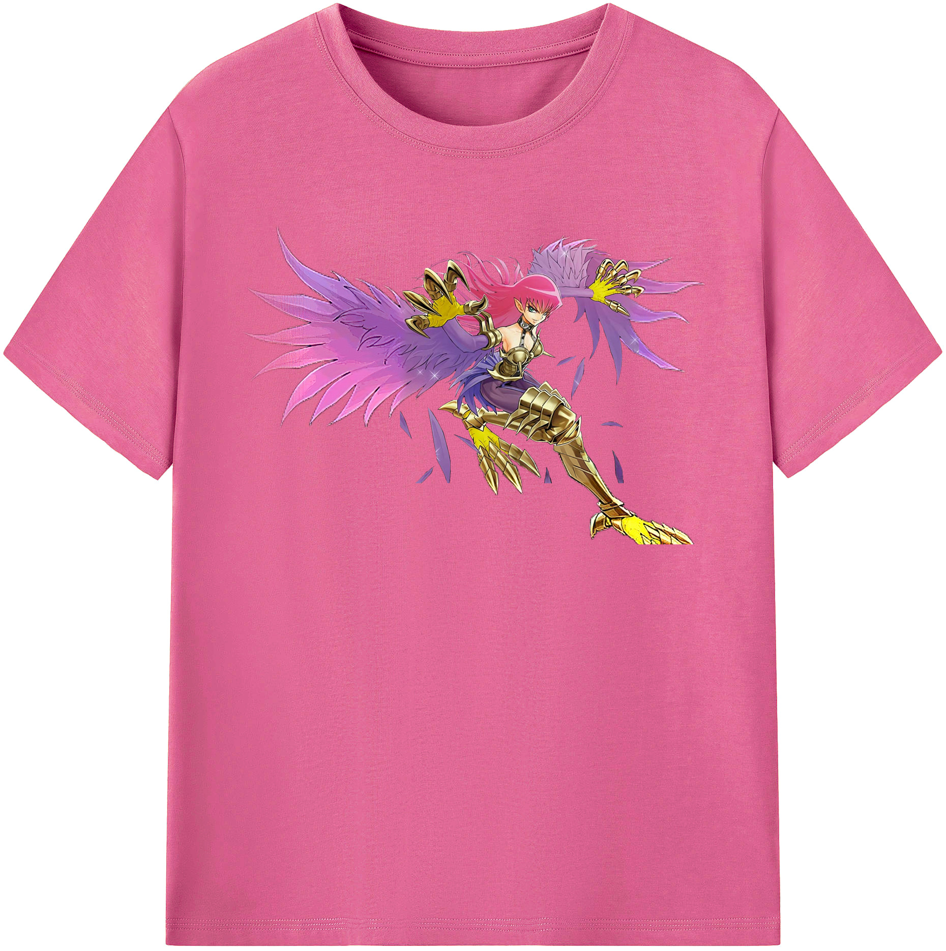 （画像用） 遊☆戯☆王 Yu-Gi-Oh! レディースカジュアルプリントTシャツ（綿100％）