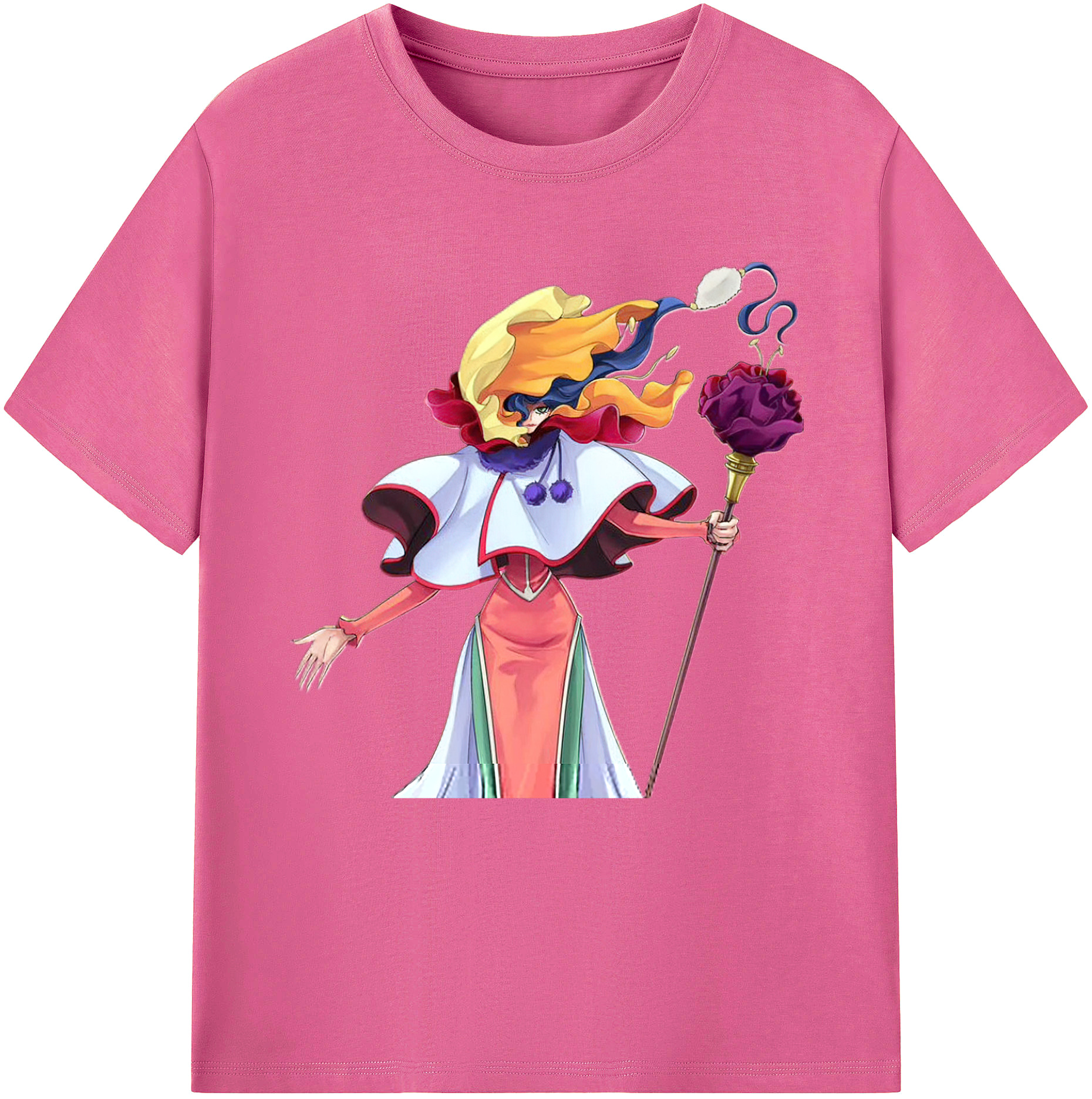 （画像用） 遊☆戯☆王 Yu-Gi-Oh! レディースカジュアルプリントTシャツ（綿100％）