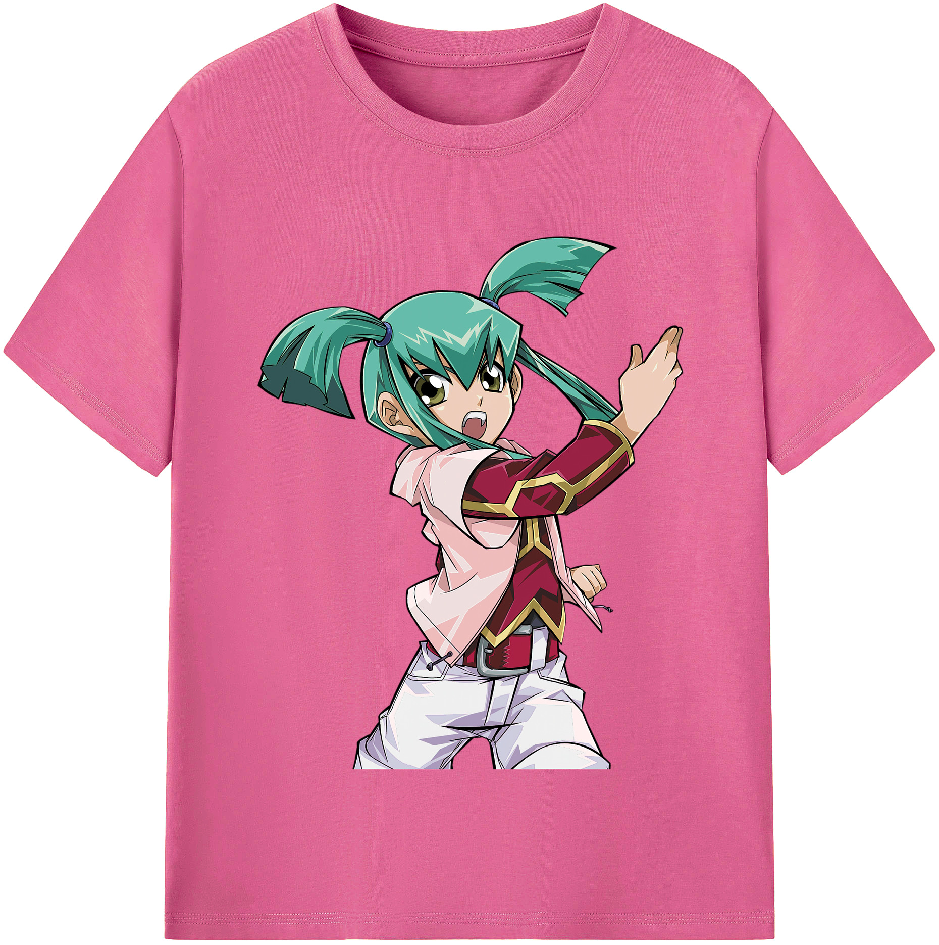 （画像用） 遊☆戯☆王 Yu-Gi-Oh! レディースカジュアルプリントTシャツ（綿100％）