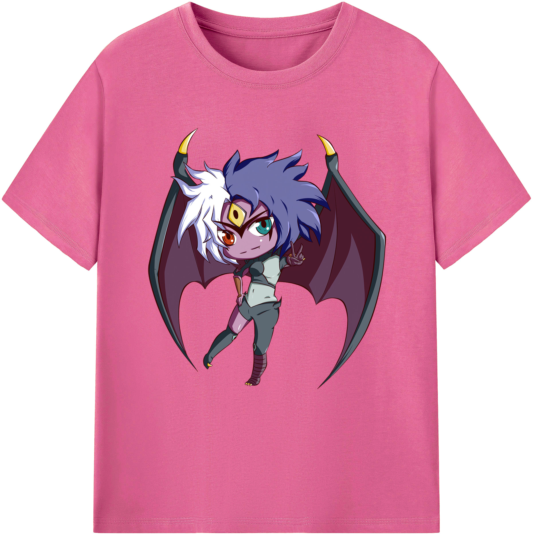 （画像用） 遊☆戯☆王 Yu-Gi-Oh! レディースカジュアルプリントTシャツ（綿100％）