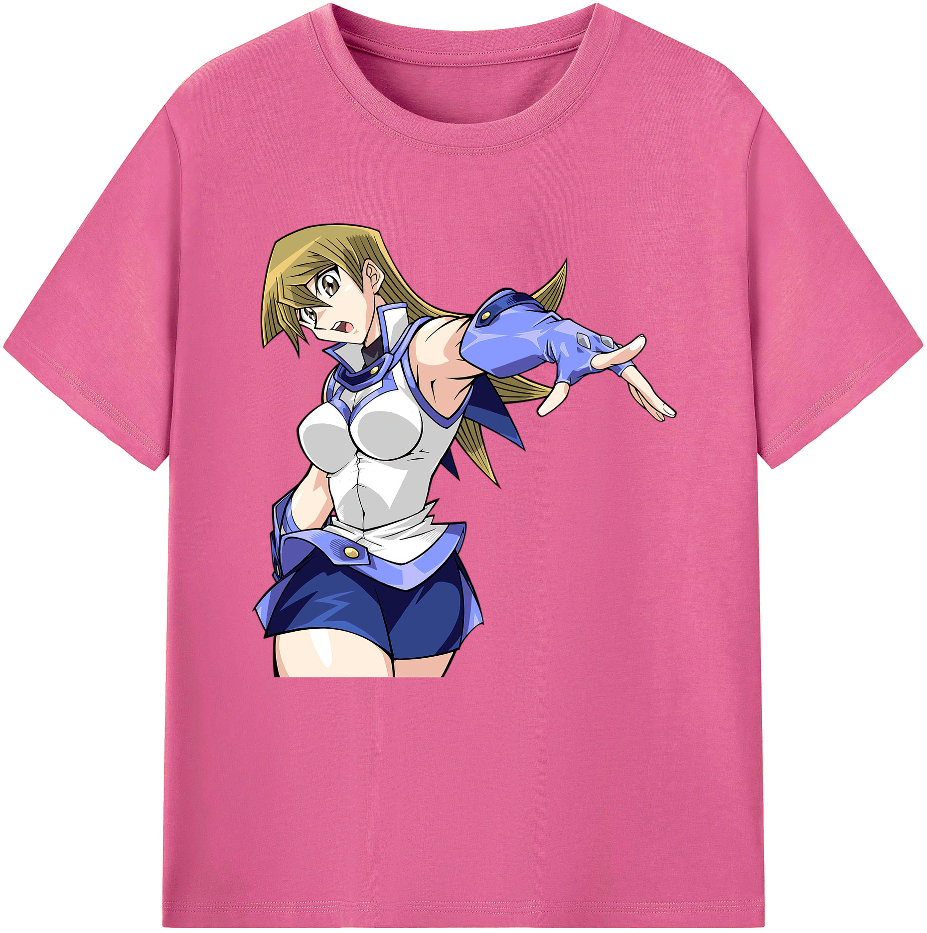 （画像用） 遊☆戯☆王 Yu-Gi-Oh! レディースカジュアルプリントTシャツ（綿100％）