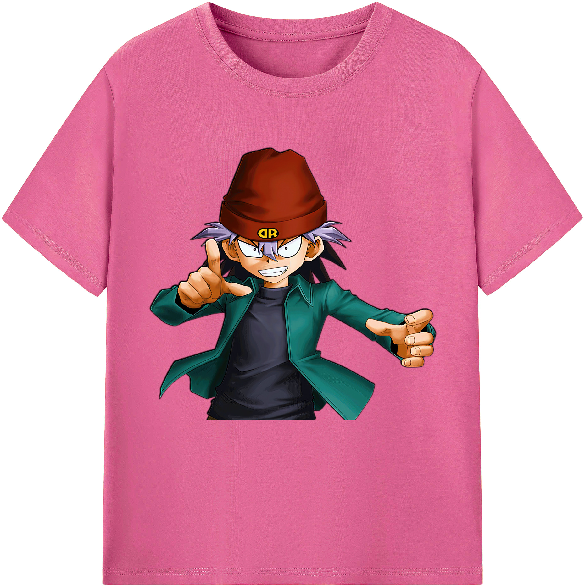 （画像用） 遊☆戯☆王 Yu-Gi-Oh! レディースカジュアルプリントTシャツ（綿100％）