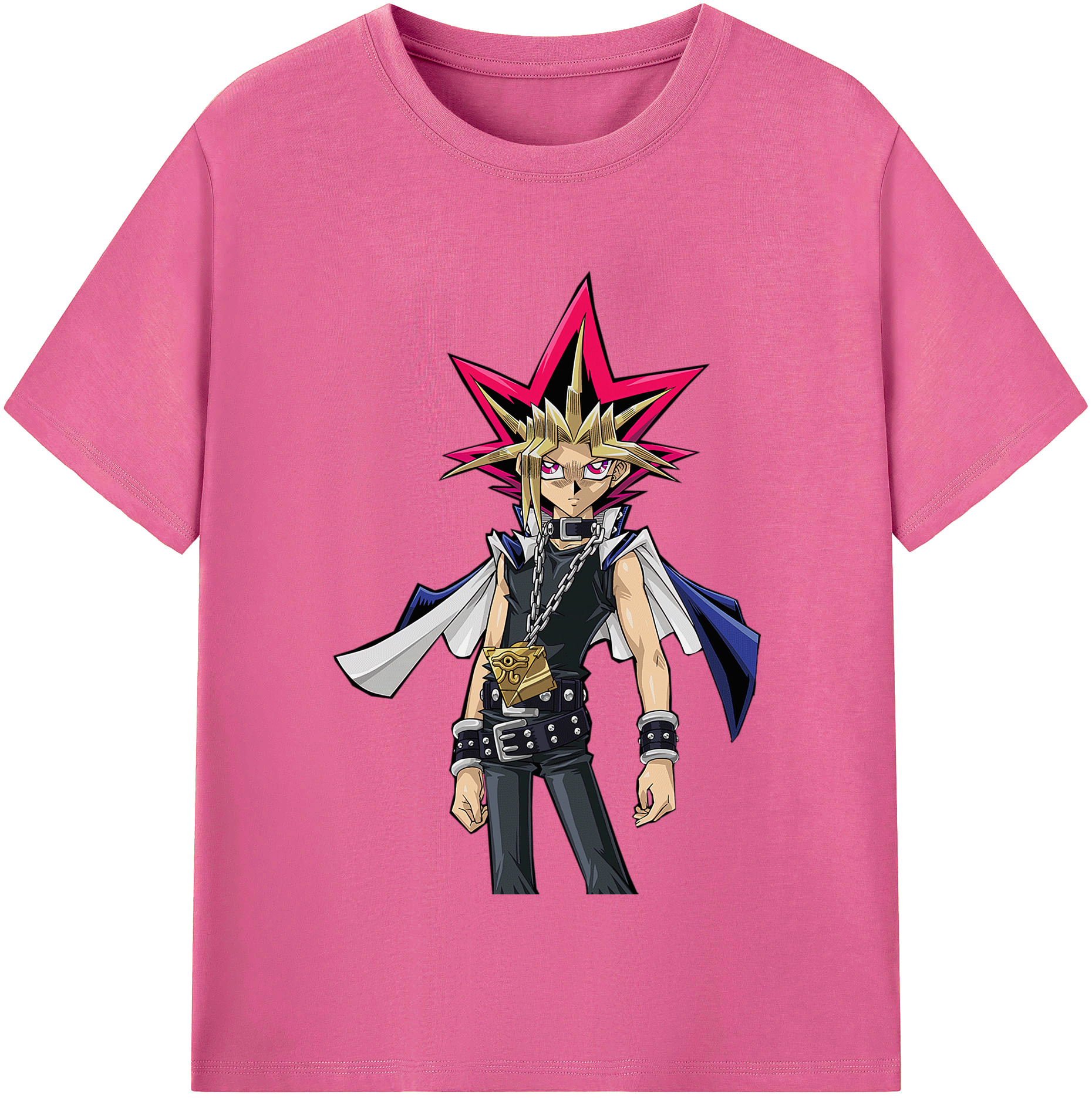 （画像用） 遊☆戯☆王 Yu-Gi-Oh! レディースカジュアルプリントTシャツ（綿100％）