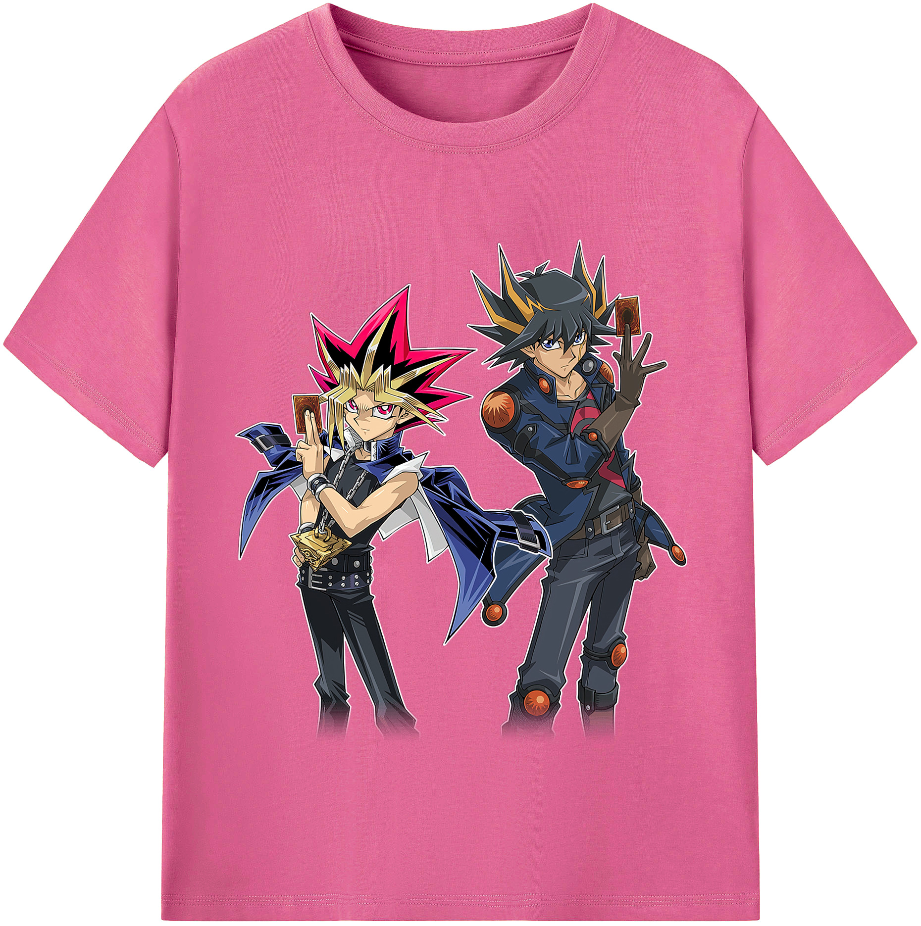 （画像用） 遊☆戯☆王 Yu-Gi-Oh! レディースカジュアルプリントTシャツ（綿100％）