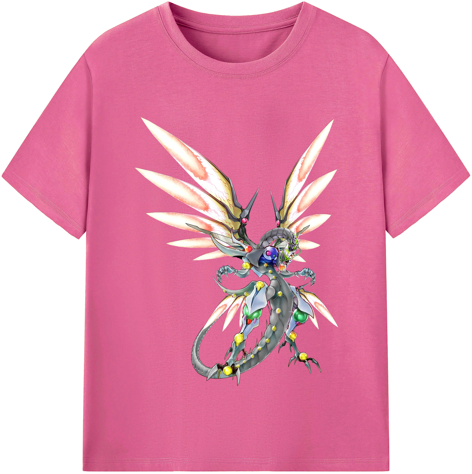 （画像用） 遊☆戯☆王 Yu-Gi-Oh! レディースカジュアルプリントTシャツ（綿100％）