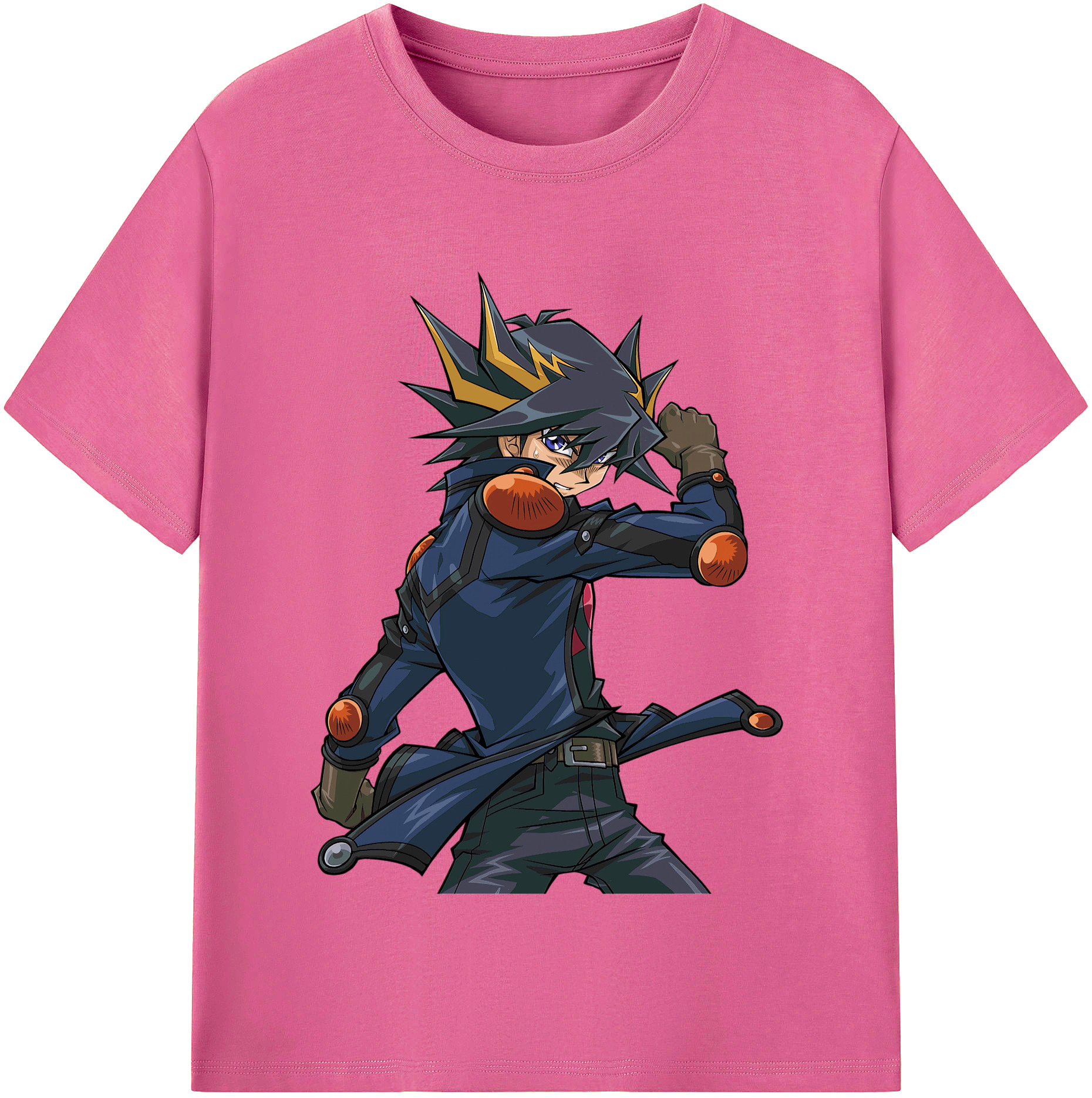 （画像用） 遊☆戯☆王 Yu-Gi-Oh! レディースカジュアルプリントTシャツ（綿100％）