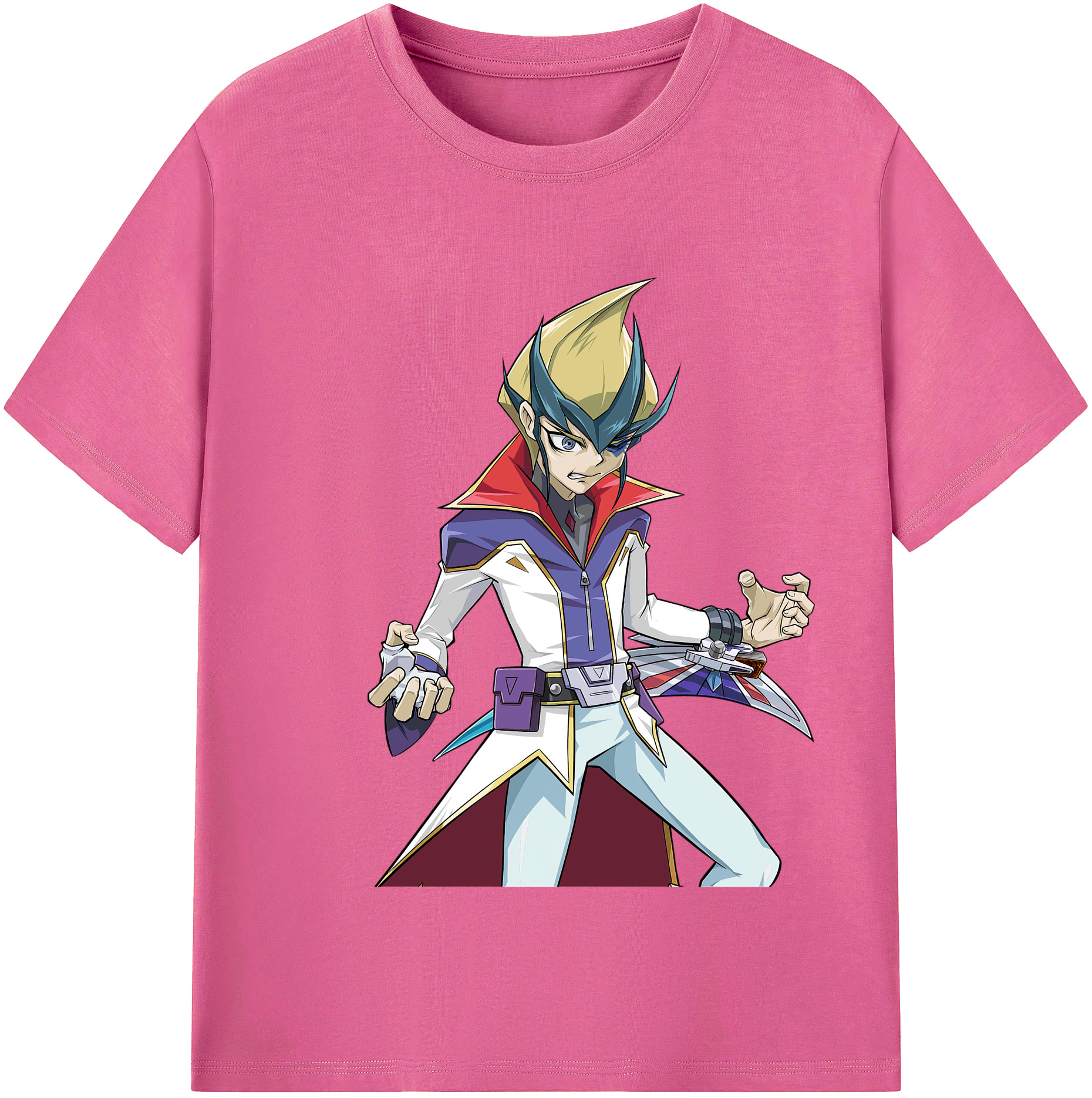 （画像用） 遊☆戯☆王 Yu-Gi-Oh! レディースカジュアルプリントTシャツ（綿100％）
