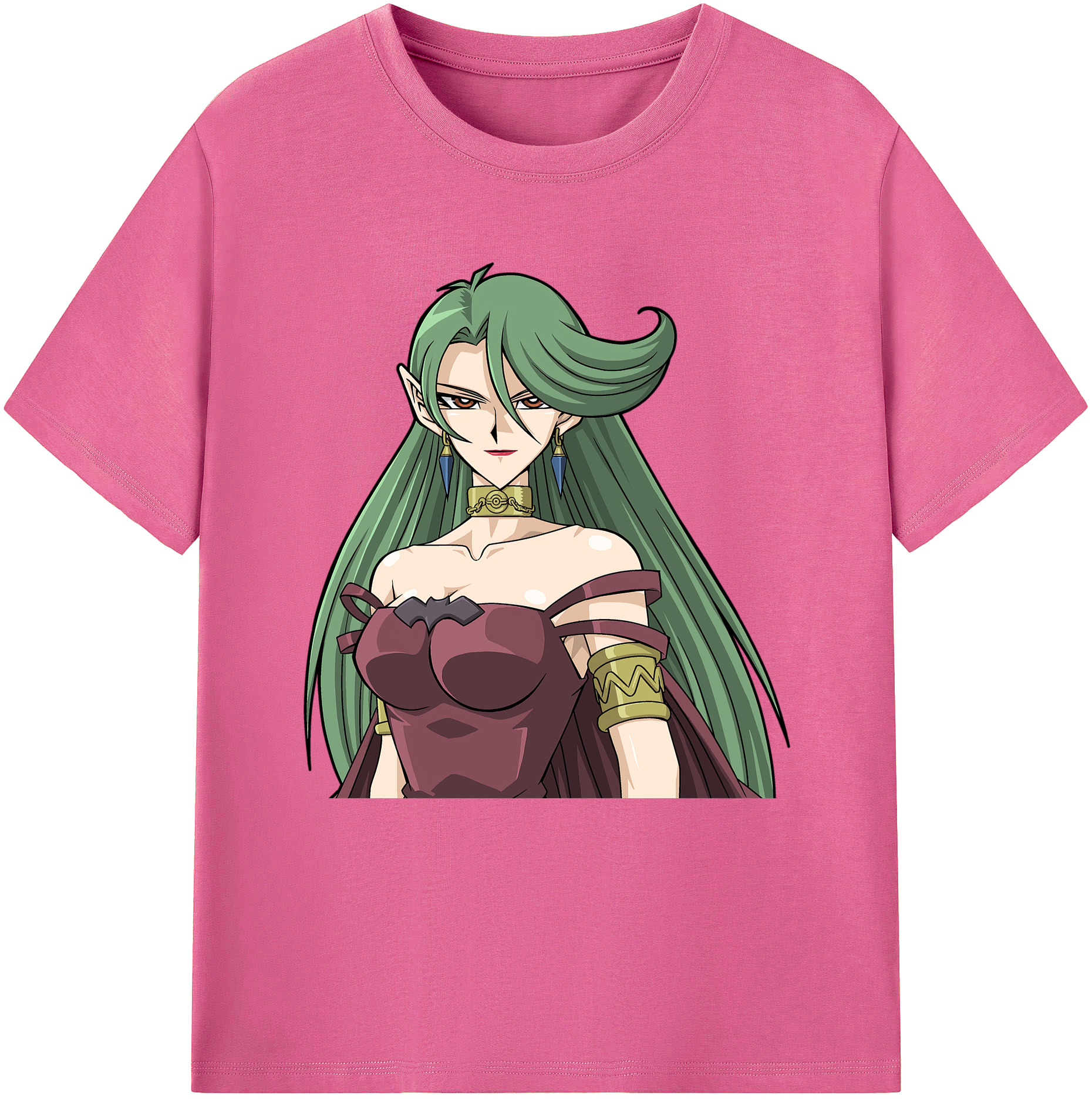 （画像用） 遊☆戯☆王 Yu-Gi-Oh! レディースカジュアルプリントTシャツ（綿100％）