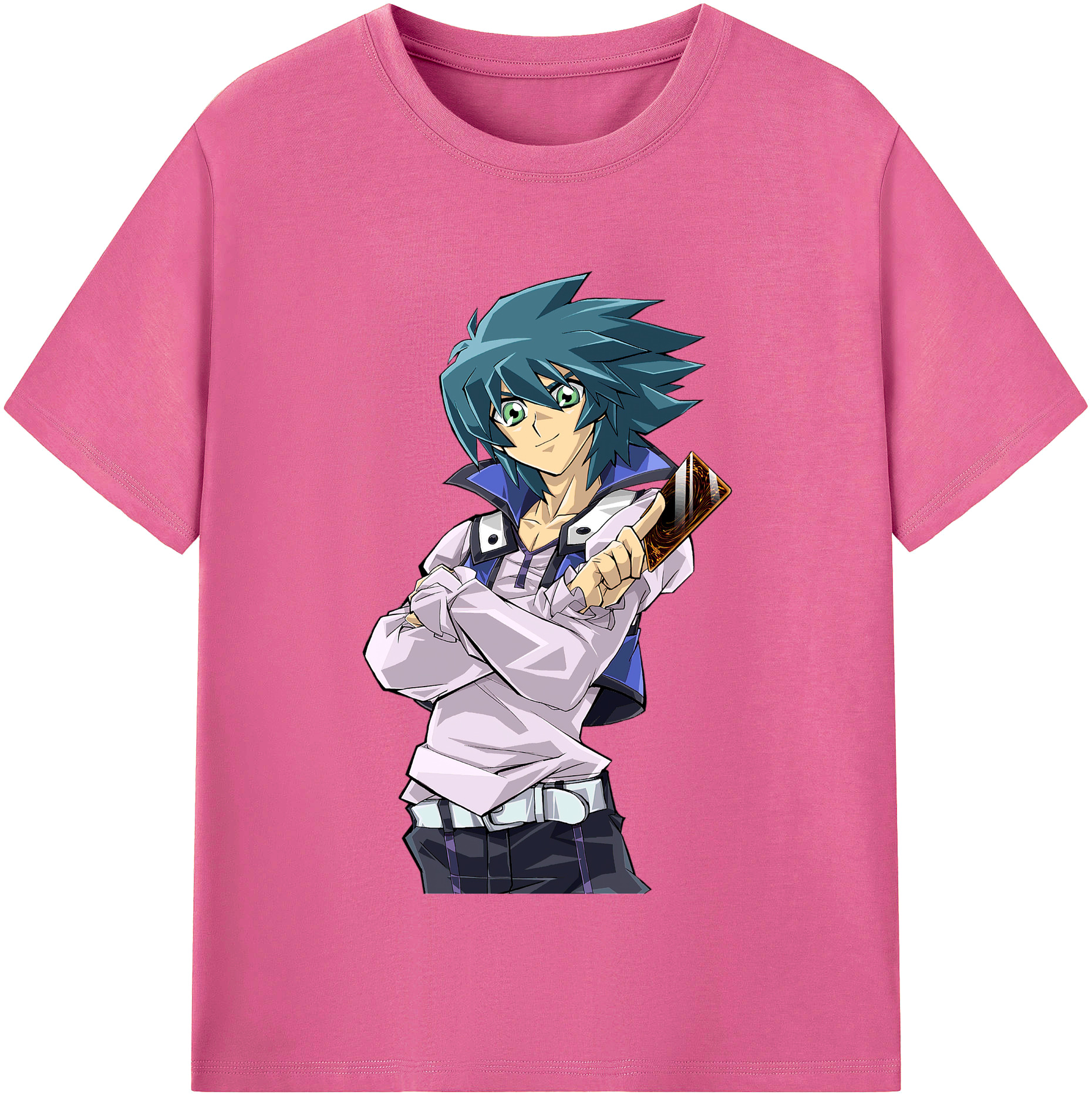 （画像用） 遊☆戯☆王 Yu-Gi-Oh! レディースカジュアルプリントTシャツ（綿100％）