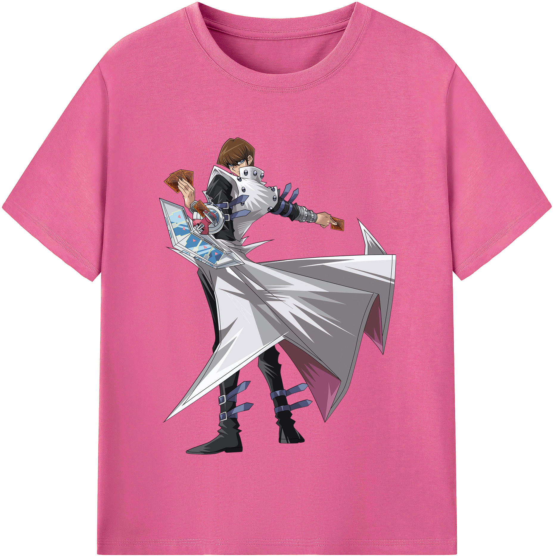 （画像用） 遊☆戯☆王 Yu-Gi-Oh! レディースカジュアルプリントTシャツ（綿100％）