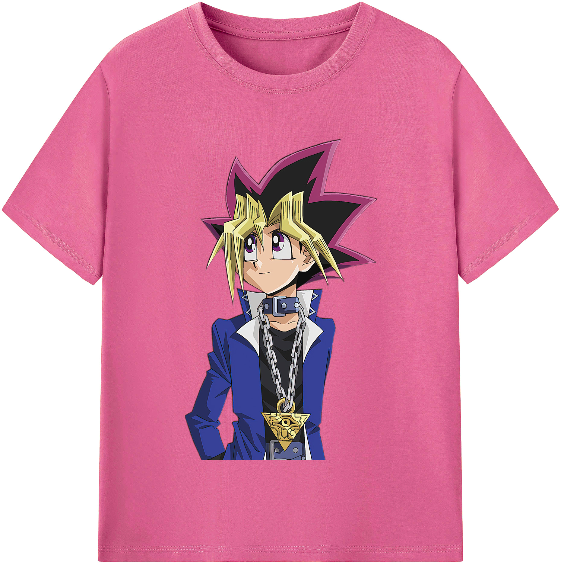 （画像用） 遊☆戯☆王 Yu-Gi-Oh! レディースカジュアルプリントTシャツ（綿100％）