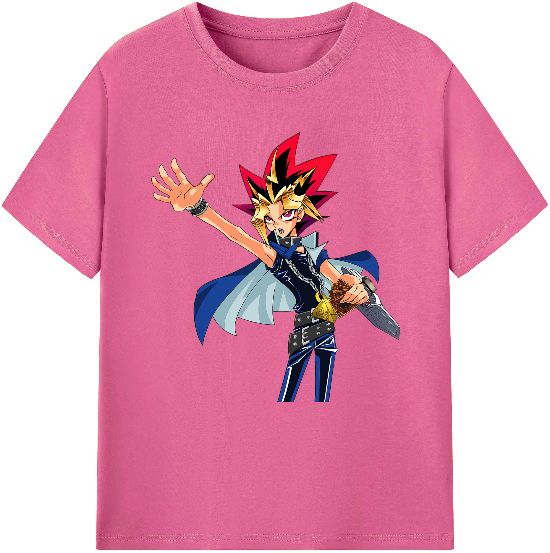 （画像用） 遊☆戯☆王 Yu-Gi-Oh! レディースカジュアルプリントTシャツ（綿100％）