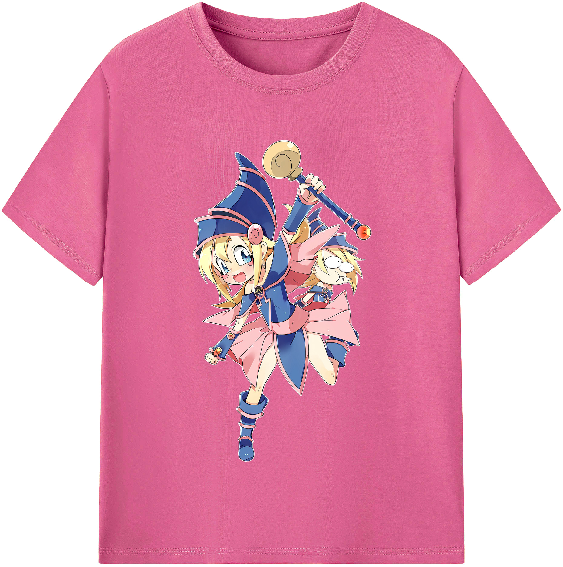 （画像用） 遊☆戯☆王 Yu-Gi-Oh! レディースカジュアルプリントTシャツ（綿100％）