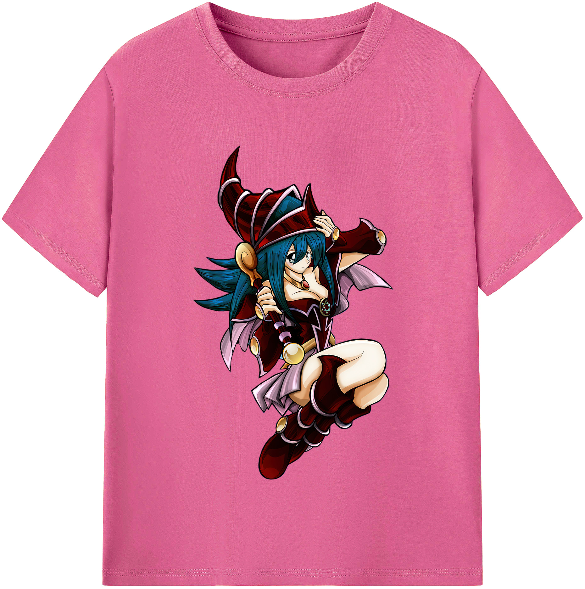 （画像用） 遊☆戯☆王 Yu-Gi-Oh! レディースカジュアルプリントTシャツ（綿100％）