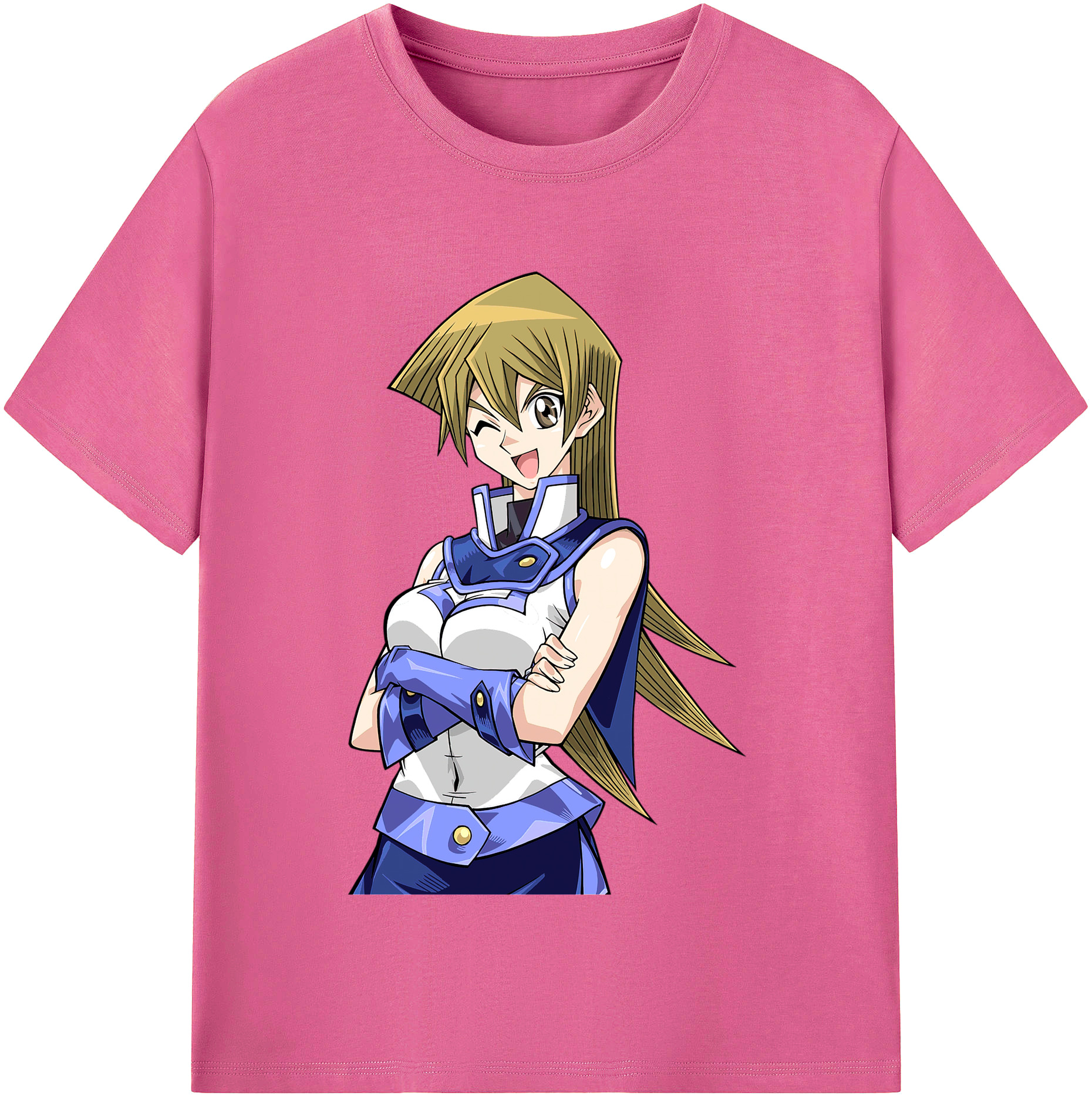 （画像用） 遊☆戯☆王 Yu-Gi-Oh! レディースカジュアルプリントTシャツ（綿100％）