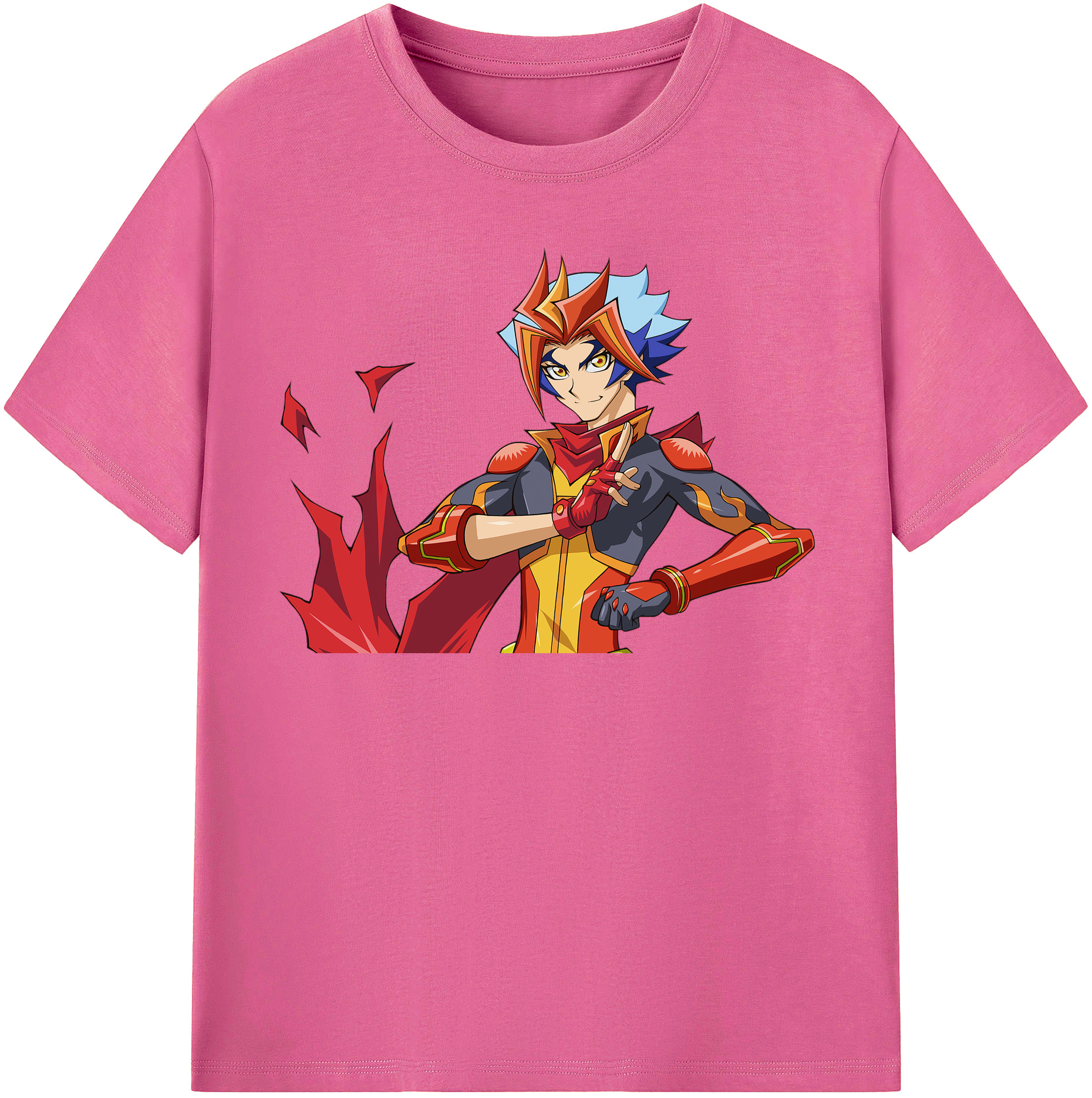 （画像用） 遊☆戯☆王 Yu-Gi-Oh! レディースカジュアルプリントTシャツ（綿100％）