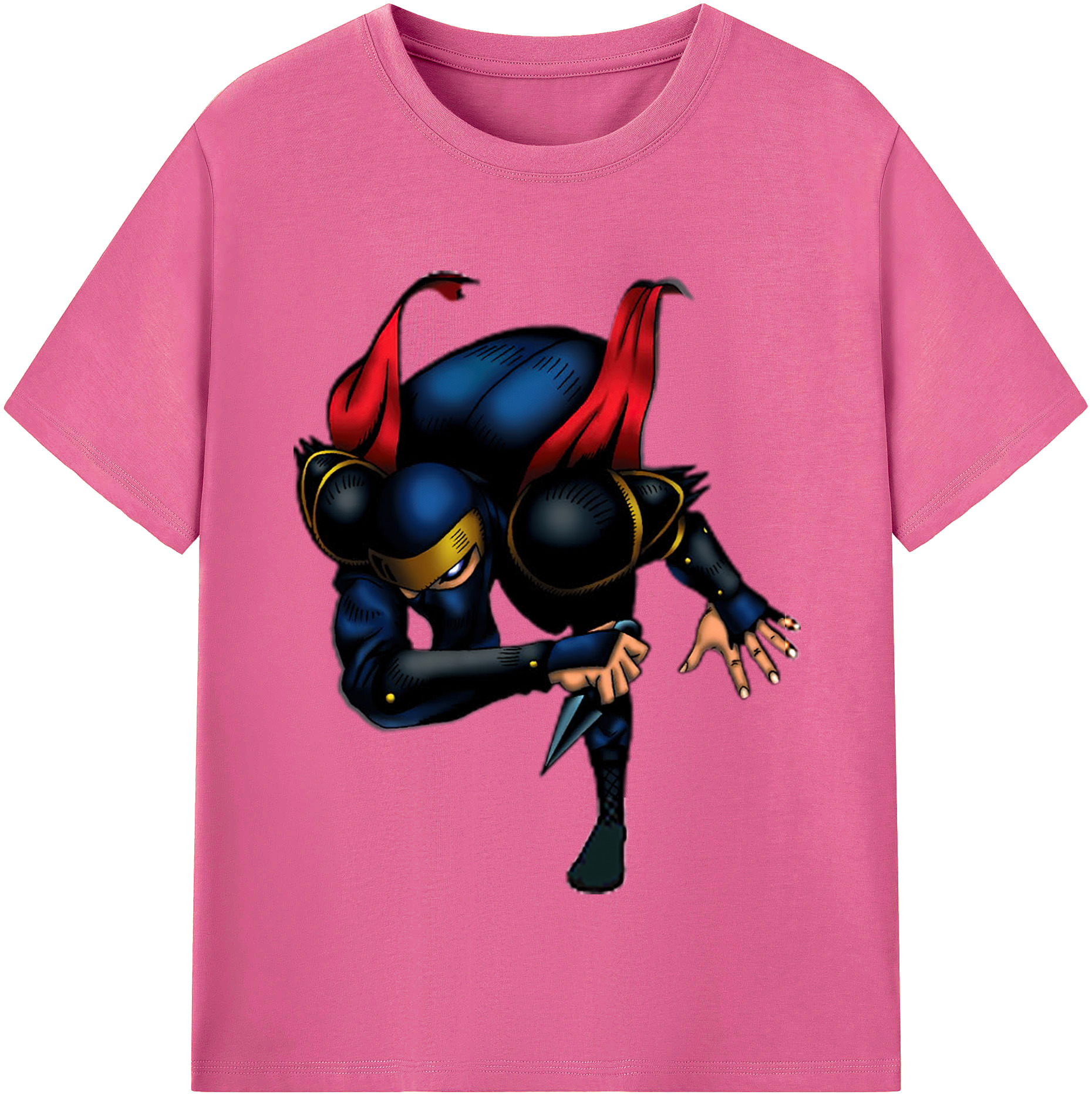 （画像用） 遊☆戯☆王 Yu-Gi-Oh! レディースカジュアルプリントTシャツ（綿100％）