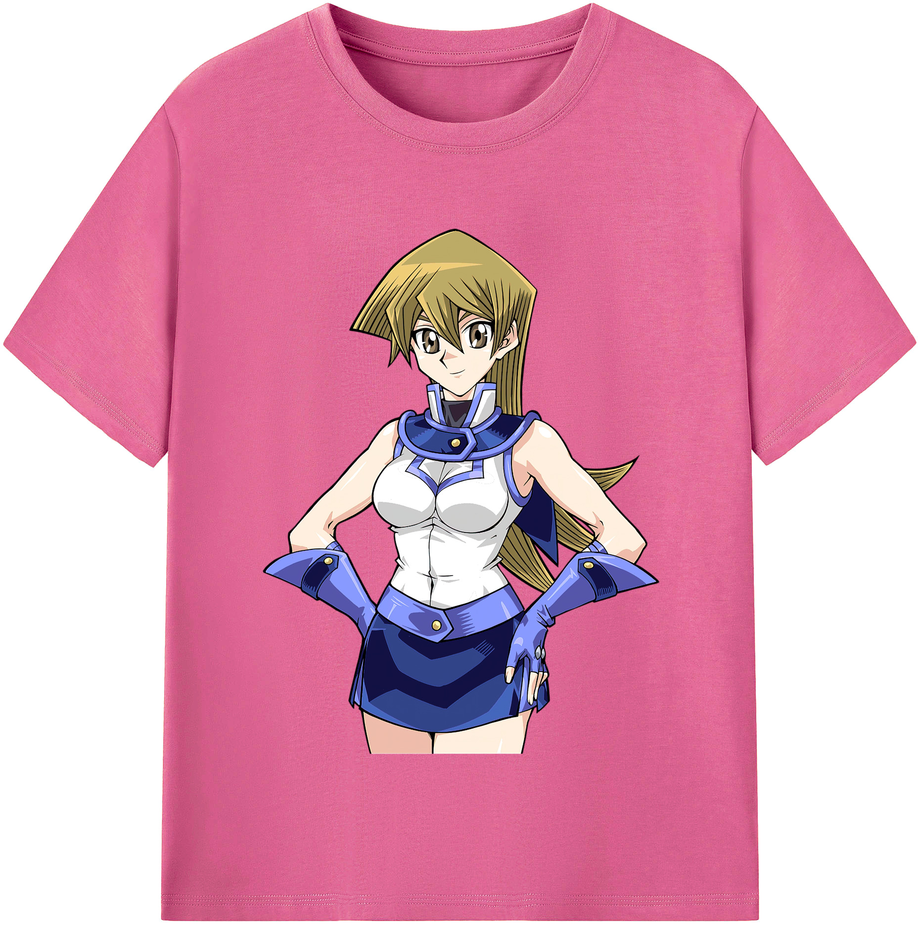 （画像用） 遊☆戯☆王 Yu-Gi-Oh! レディースカジュアルプリントTシャツ（綿100％）