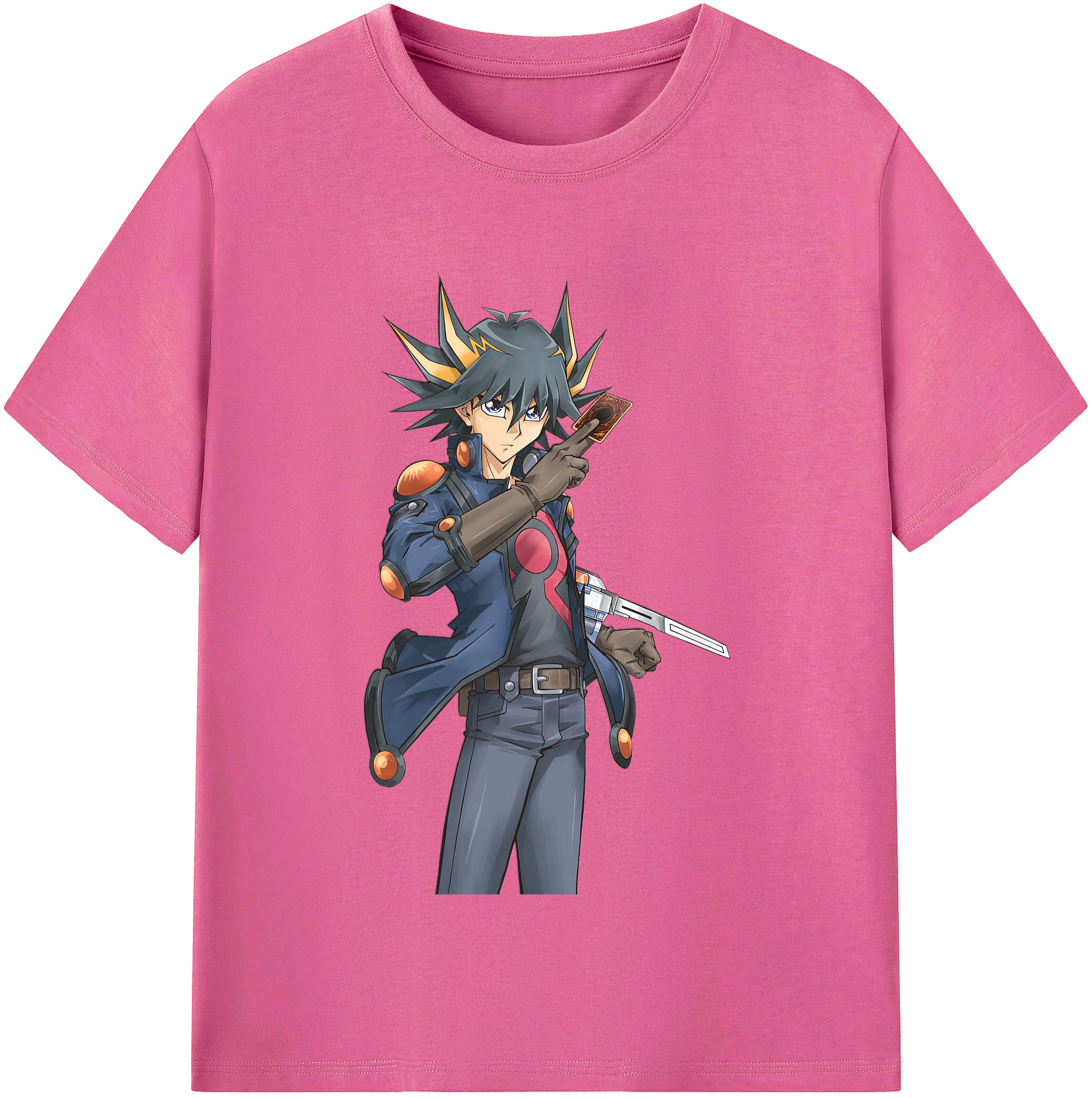 （画像用） 遊☆戯☆王 Yu-Gi-Oh! レディースカジュアルプリントTシャツ（綿100％）