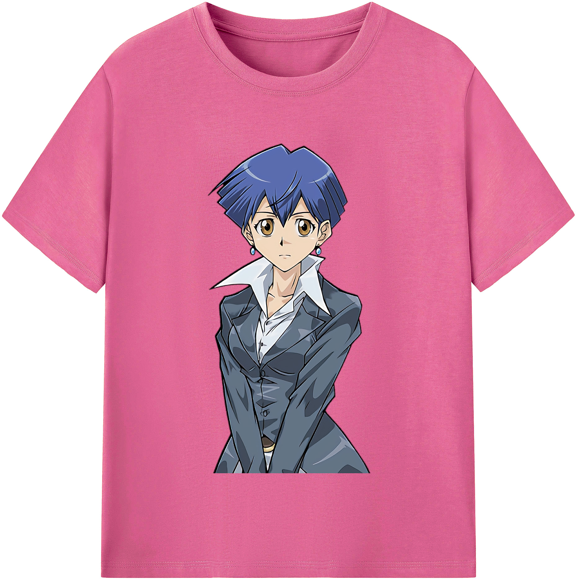 （画像用） 遊☆戯☆王 Yu-Gi-Oh! レディースカジュアルプリントTシャツ（綿100％）