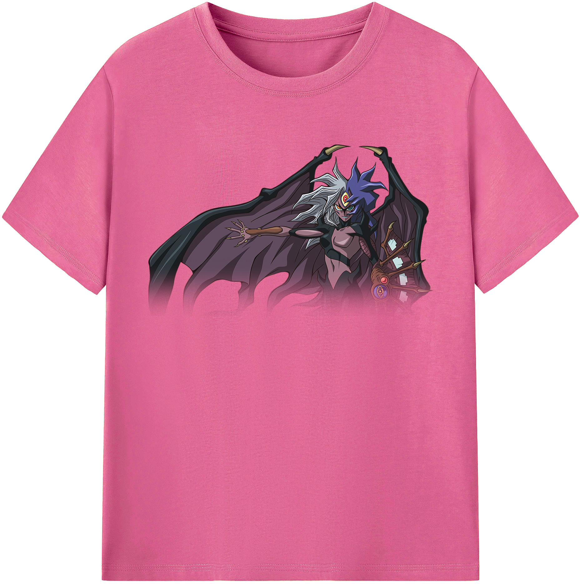 （画像用） 遊☆戯☆王 Yu-Gi-Oh! レディースカジュアルプリントTシャツ（綿100％）