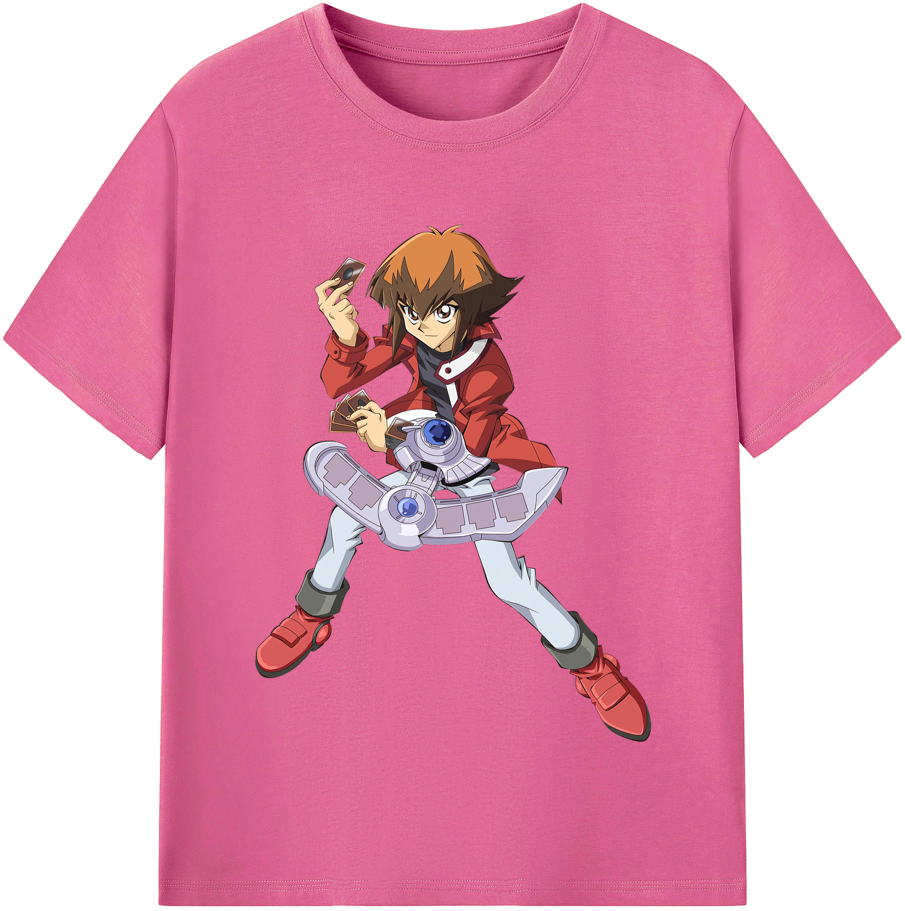 （画像用） 遊☆戯☆王 Yu-Gi-Oh! レディースカジュアルプリントTシャツ（綿100％）