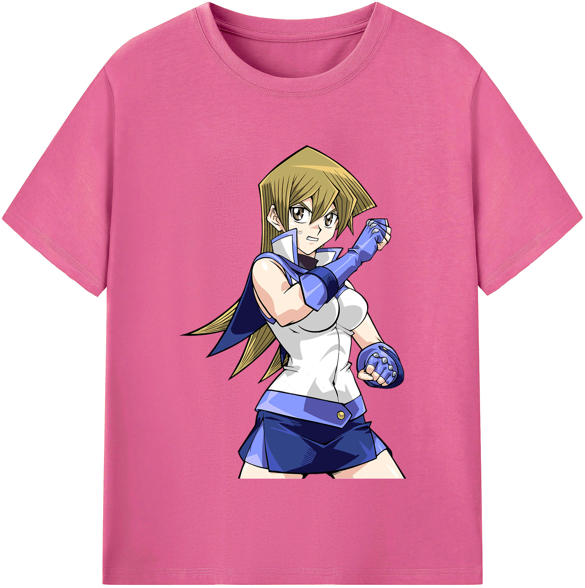 （画像用） 遊☆戯☆王 Yu-Gi-Oh! レディースカジュアルプリントTシャツ（綿100％）