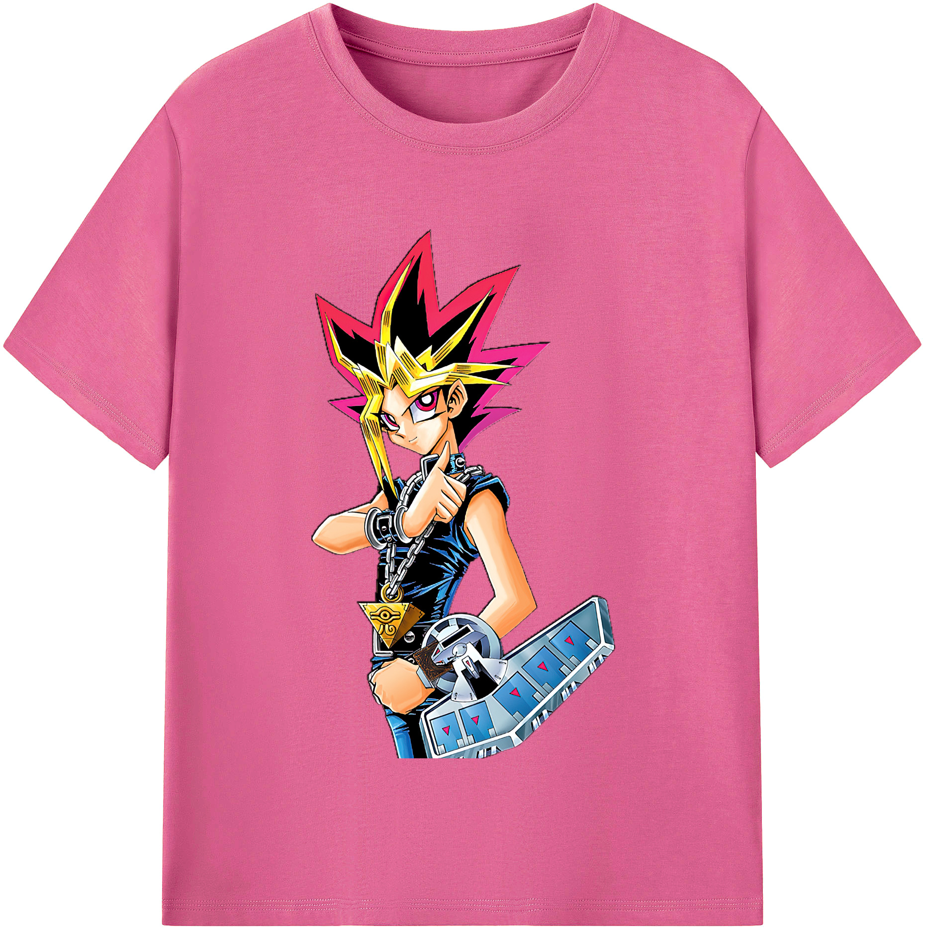 （画像用） 遊☆戯☆王 Yu-Gi-Oh! レディースカジュアルプリントTシャツ（綿100％）