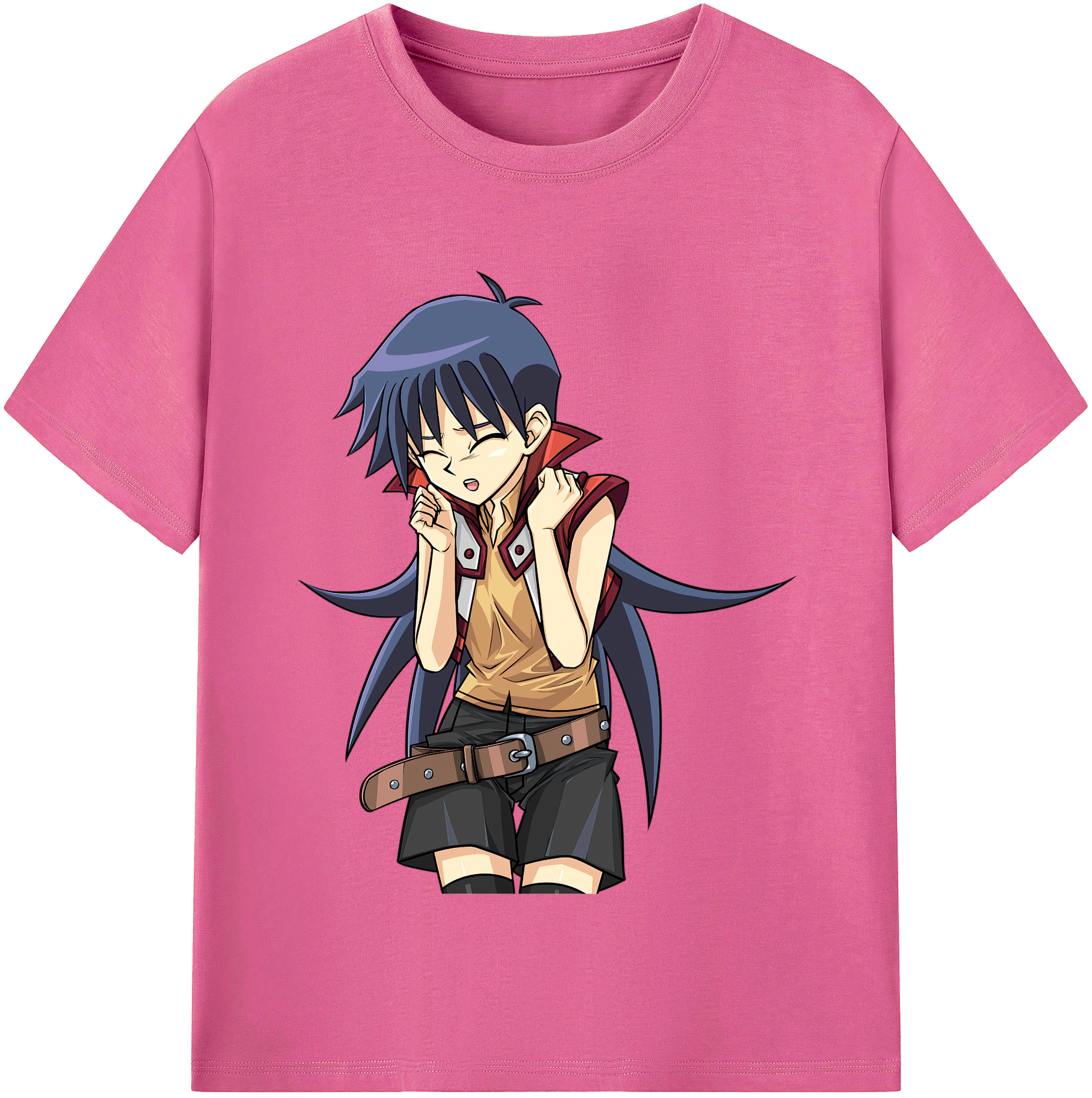 （画像用） 遊☆戯☆王 Yu-Gi-Oh! レディースカジュアルプリントTシャツ（綿100％）