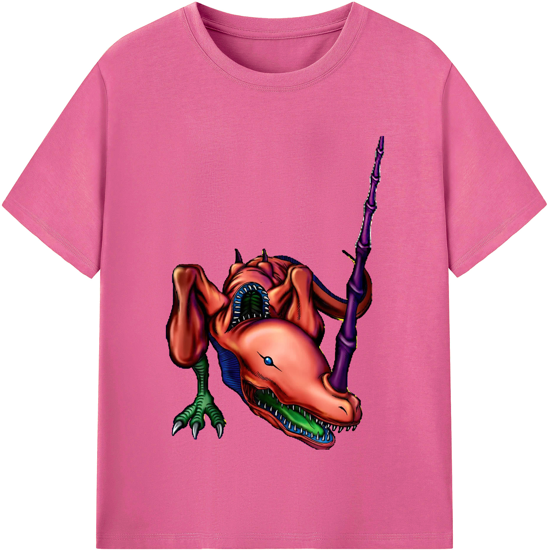 （画像用） 遊☆戯☆王 Yu-Gi-Oh! レディースカジュアルプリントTシャツ（綿100％）