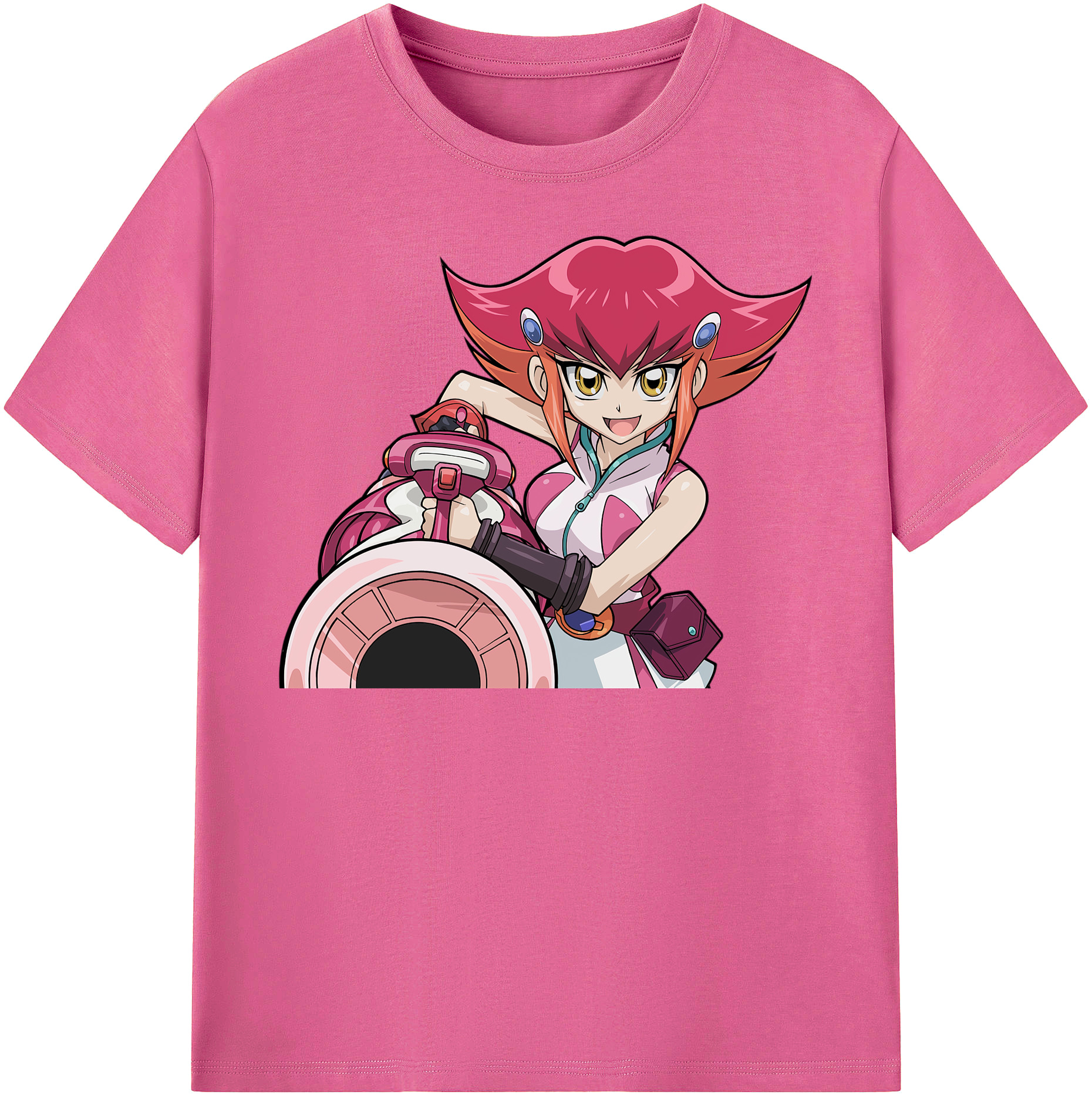 （画像用） 遊☆戯☆王 Yu-Gi-Oh! レディースカジュアルプリントTシャツ（綿100％）