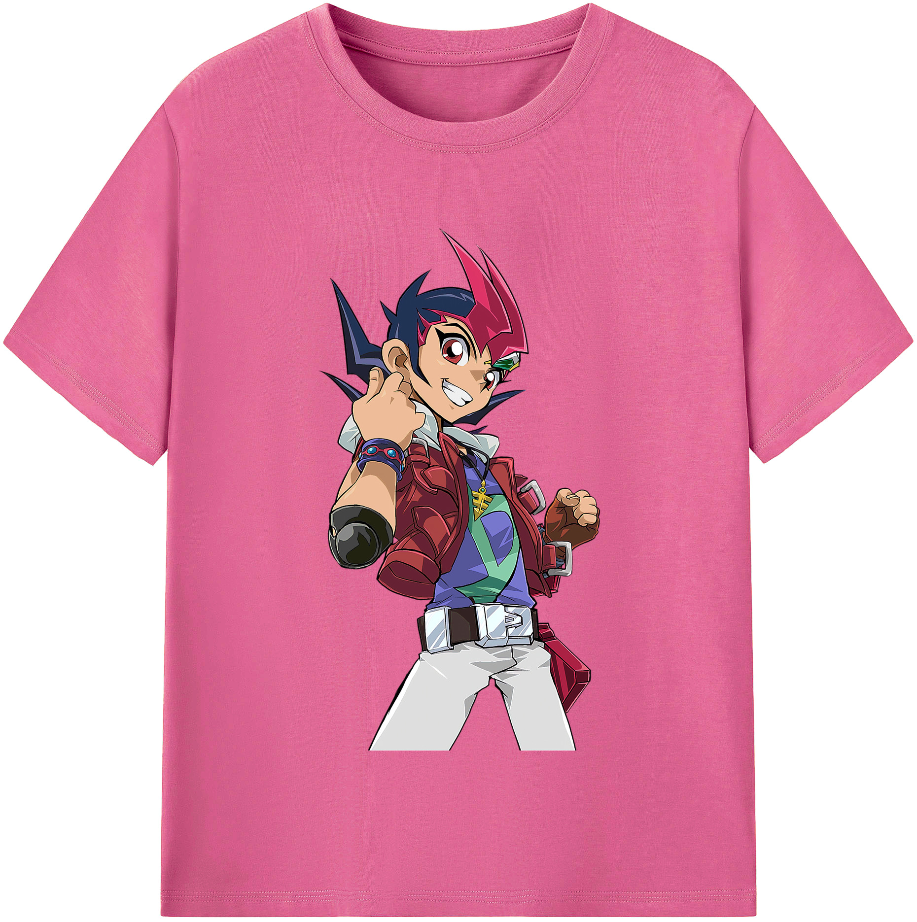 （画像用） 遊☆戯☆王 Yu-Gi-Oh! レディースカジュアルプリントTシャツ（綿100％）