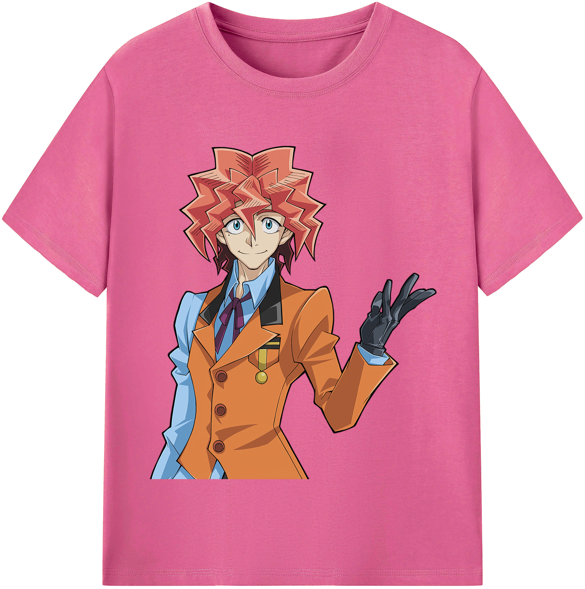 （画像用） 遊☆戯☆王 Yu-Gi-Oh! レディースカジュアルプリントTシャツ（綿100％）