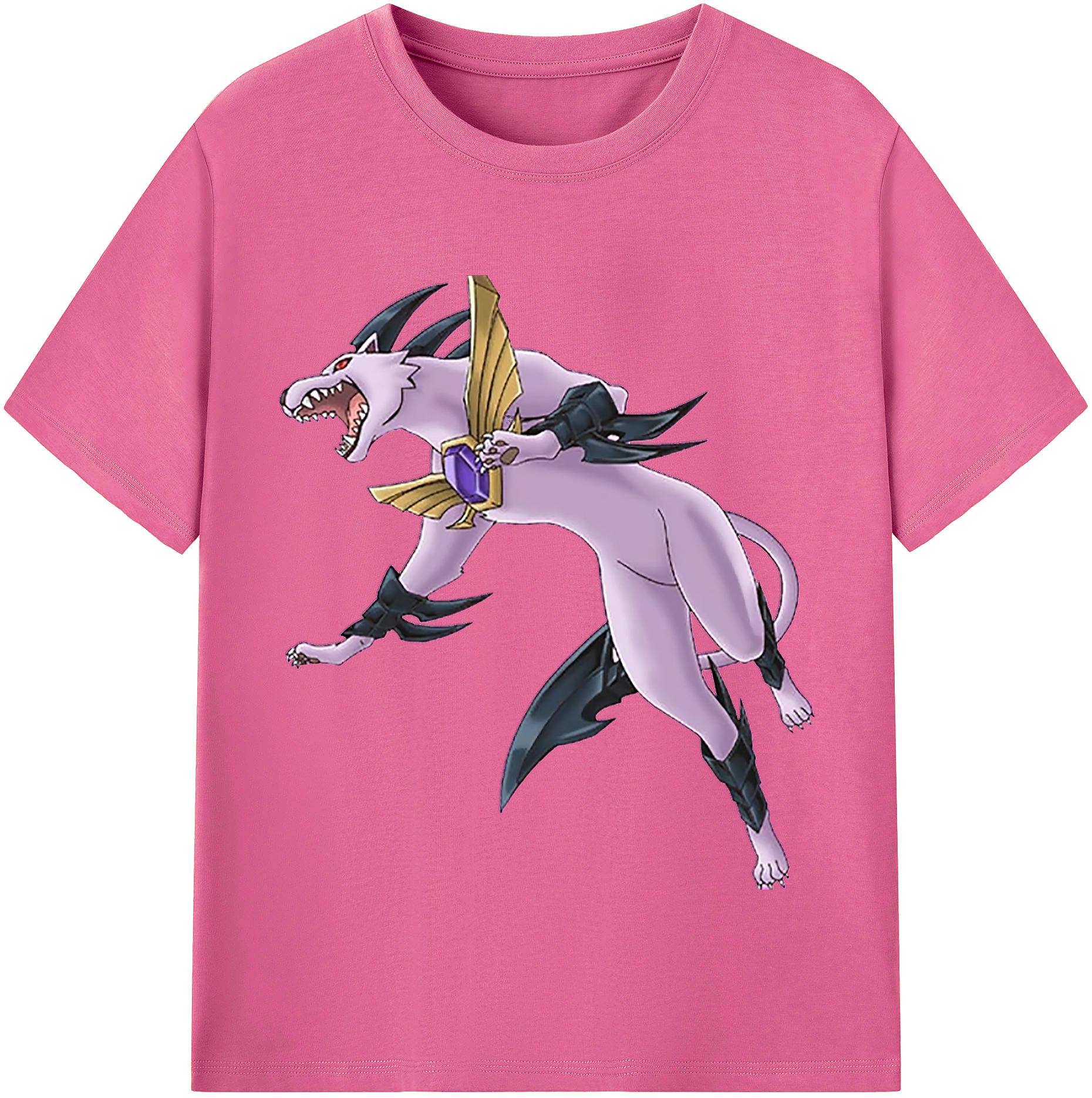 （画像用） 遊☆戯☆王 Yu-Gi-Oh! レディースカジュアルプリントTシャツ（綿100％）